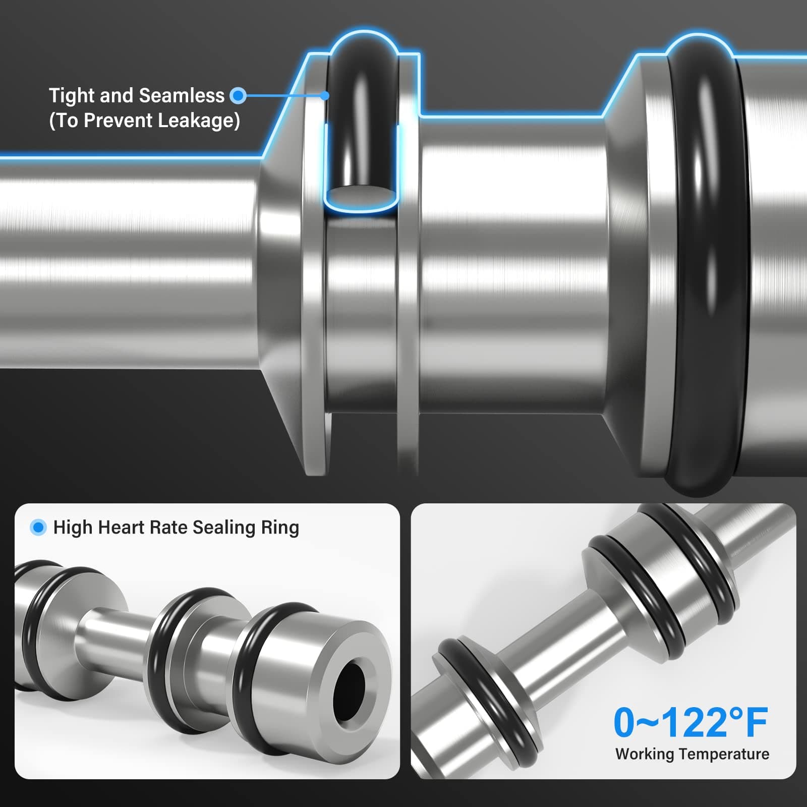 TAILONZ PNEUMATIC 1/4"NPT Solenoid Valve 12V/24V/110V Single Coil Pilot-Operated Electric 2 Position 5 Way Connection Type 4V210-08