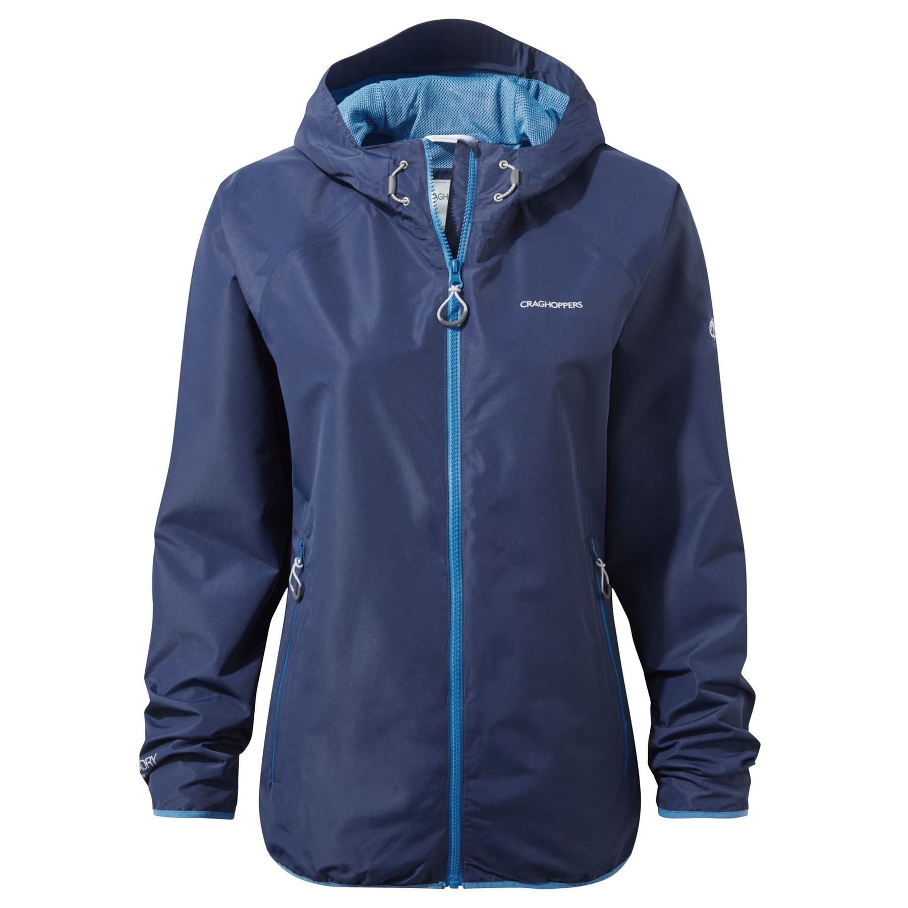 Craghoppers Waterproof C65 Lite Women's Outdoor Shell Jacket available in Night Blue - Size 18