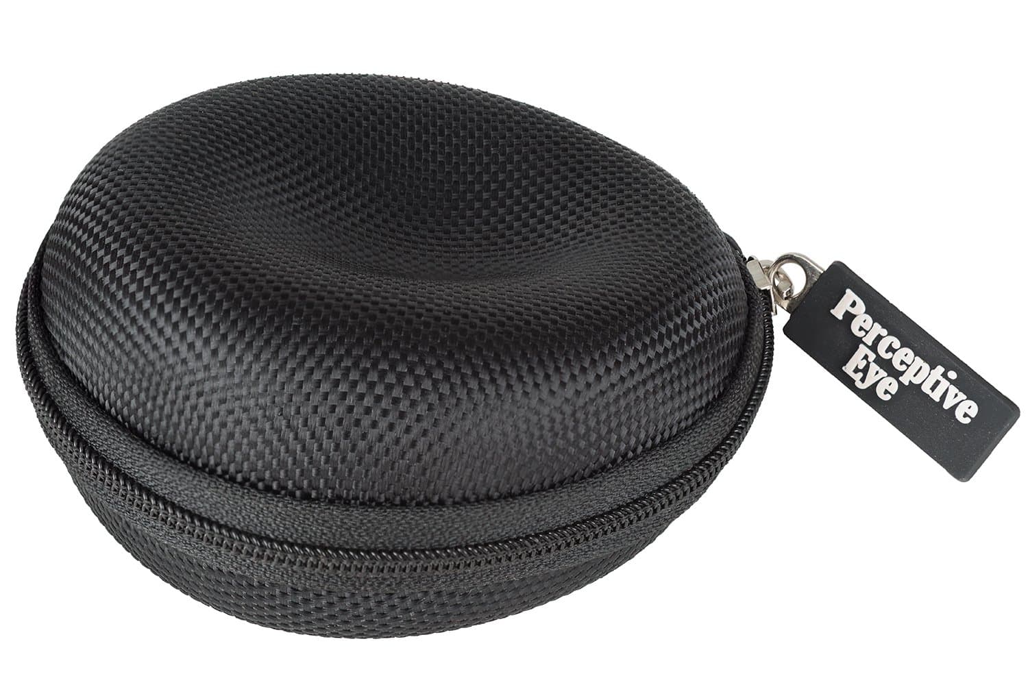 Single Watch Travel Case – Portable Hard Watch Box with Zipper & Soft Felted Interior for Storage, Holding, and Carrying Men’s Wristwatch and Smart Watch up to 47mm