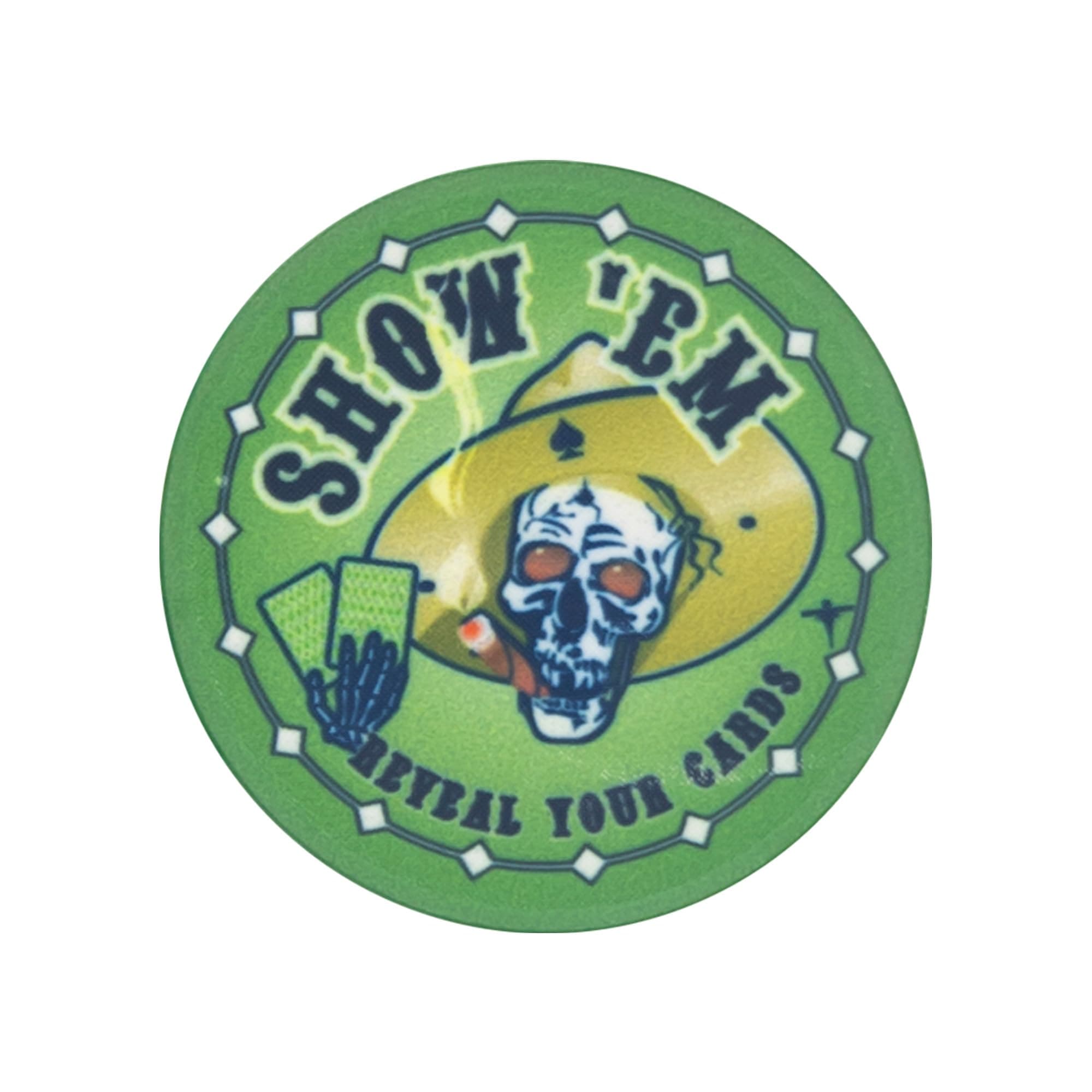 Show'em Chip Set of 10 Texas Holdem Poker Tournament Chips