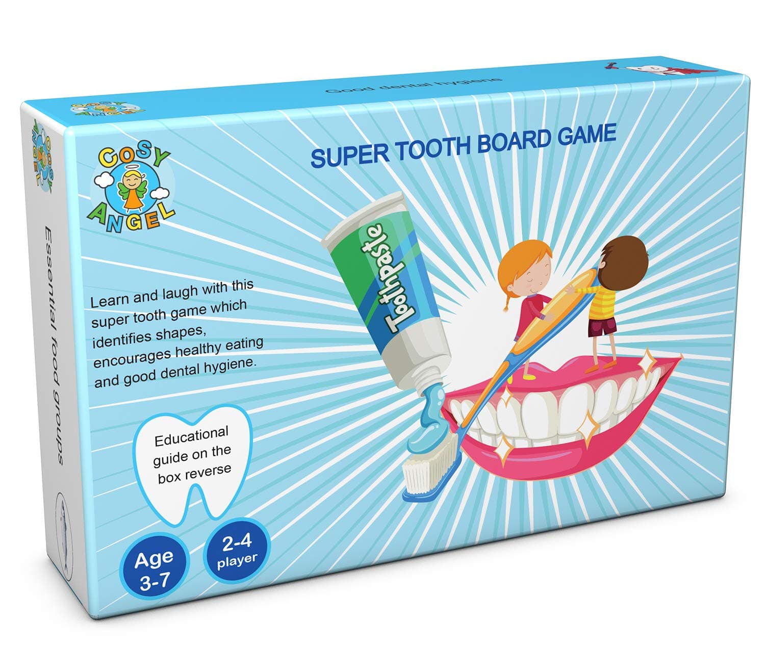 Super Tooth Educational Board Game for Children