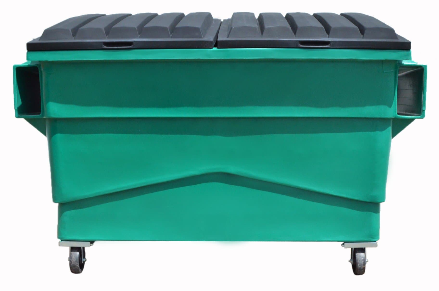 89-2Y021GRNCA 2 Yard Front Load Poly Waste Container, Green