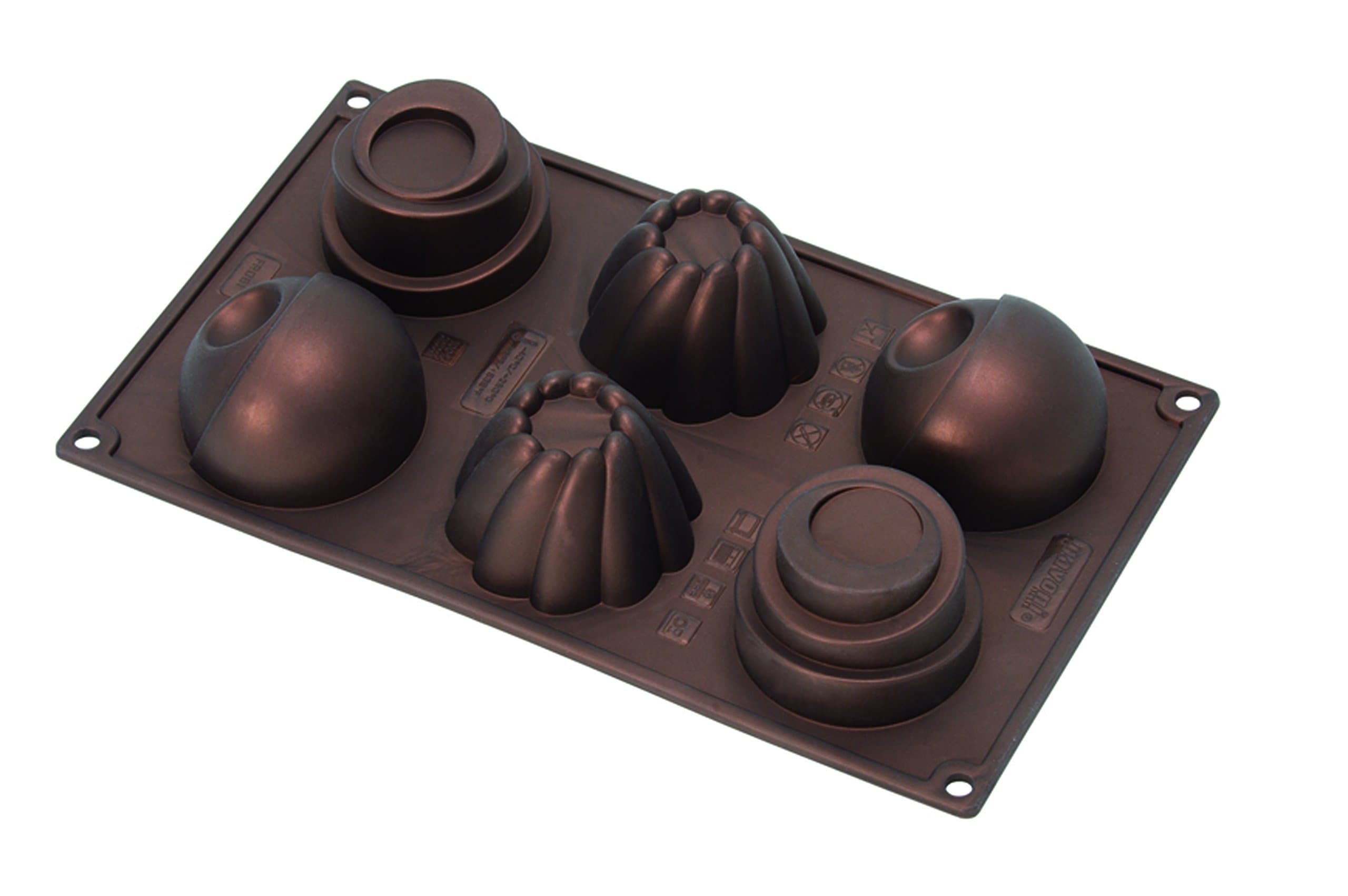 Pavonidea FR061Home Edition, Copper BrownMultiportion Tray, 6 x Monoportion 100% Platinic Silicone