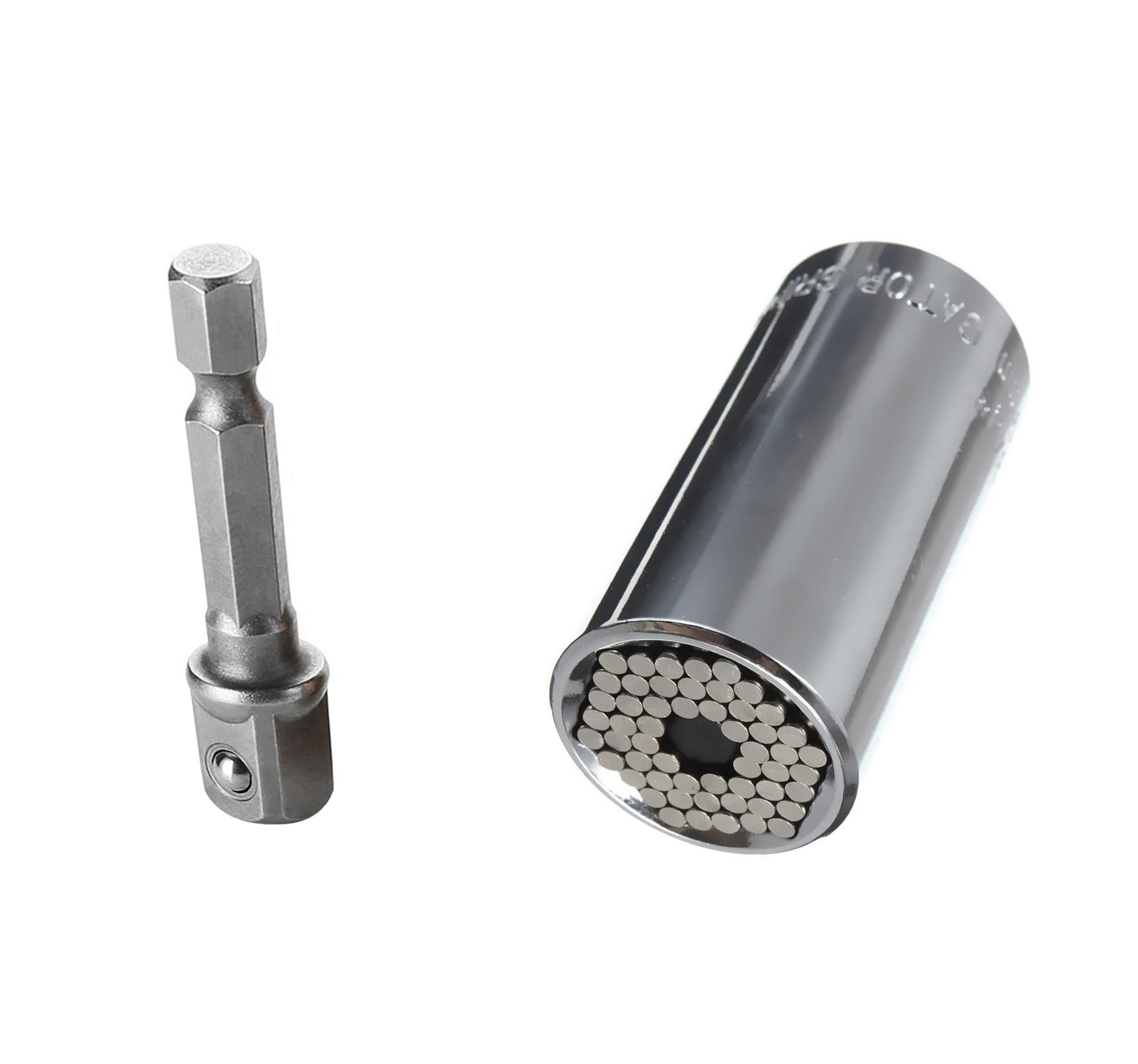 Gator Grip The Original Self-Adjusting Universal Socket with Power Drill Adapter. Self-Adjusts for Shape and Size as well as Standard and Metric application