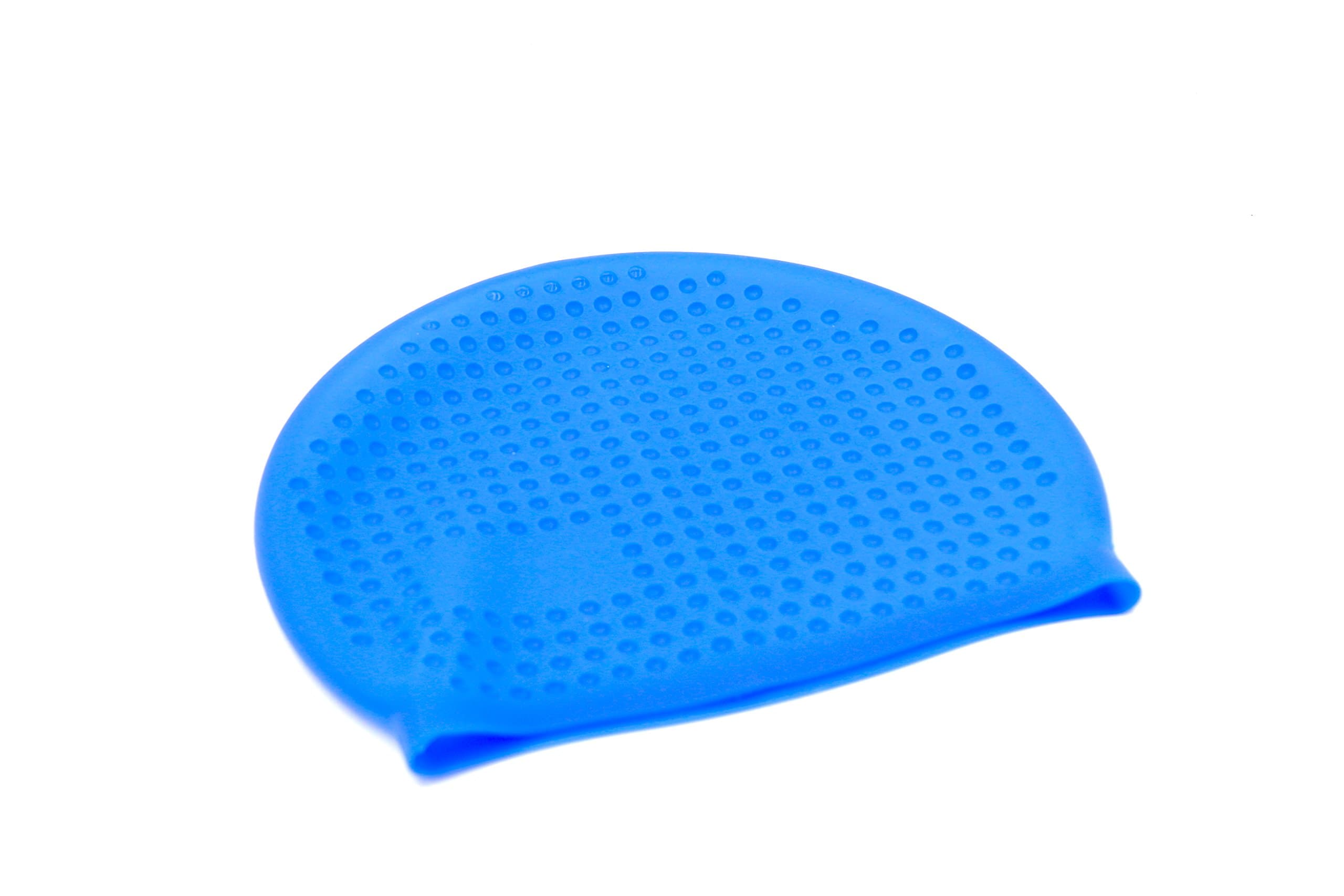 Strong Durable Swim Cap Swimming Cap for Dreadlocks Or Short Hair for Adult Men Women Girls Kids Child Healthy Swim Cap Keeps Hair Clean Ear Dry - Blue