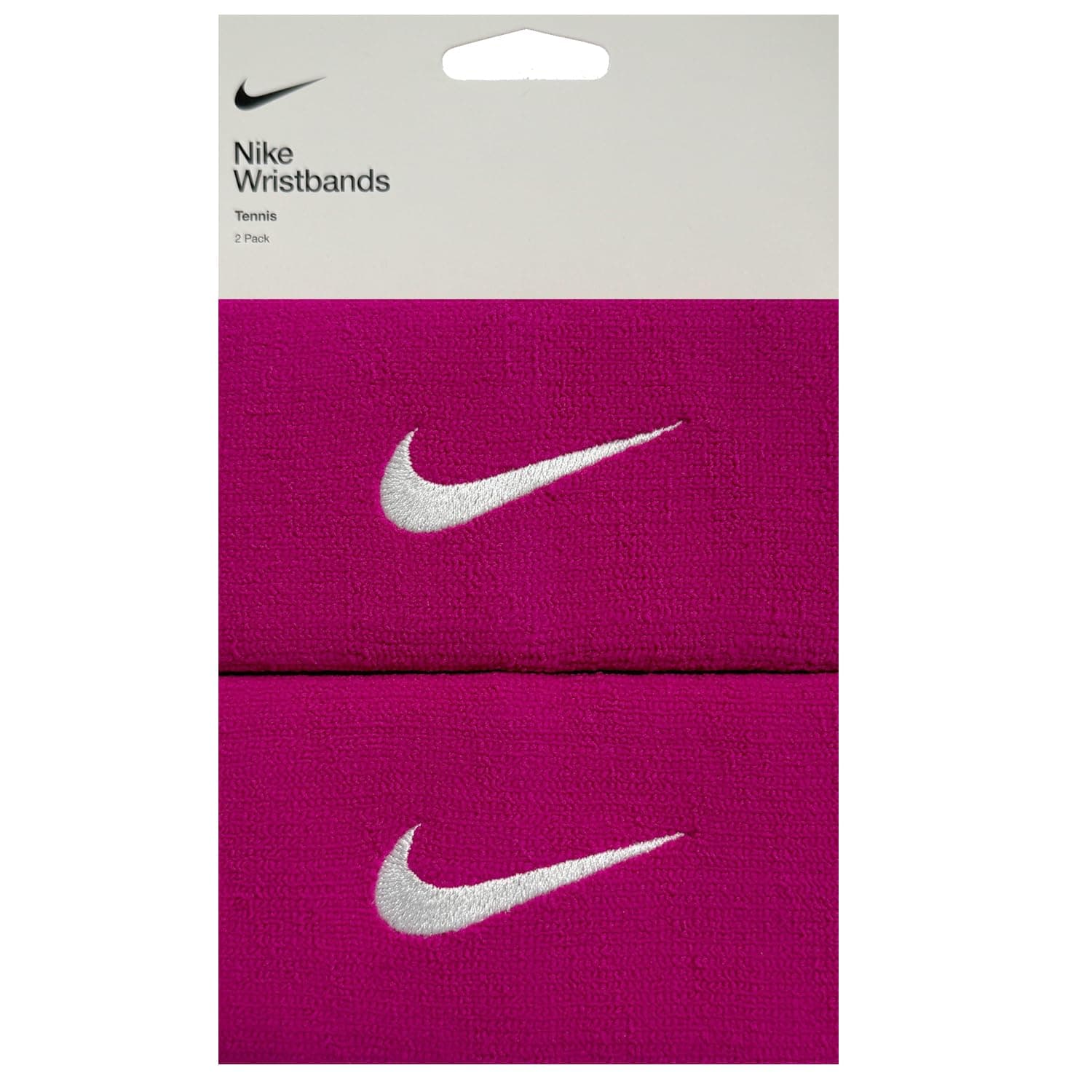 Nike プレミア ダブルワイド リストバンド (1組) - 伸縮性があり快適なフィット - 吸収性のある生地で手をドライに保ちます。