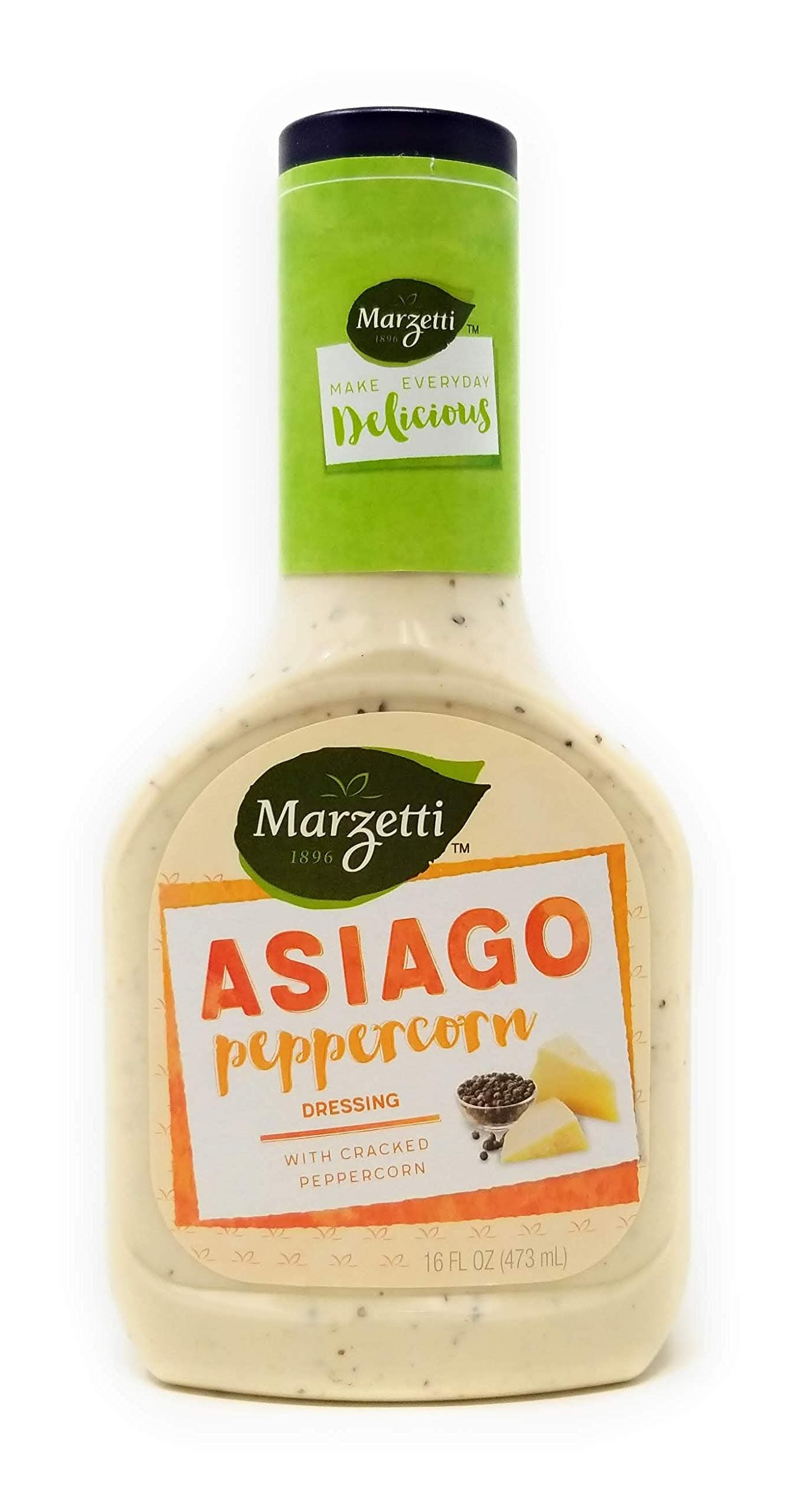 Marzetti Asiago Peppercorn Dressing, 16 oz (Pack of 3)