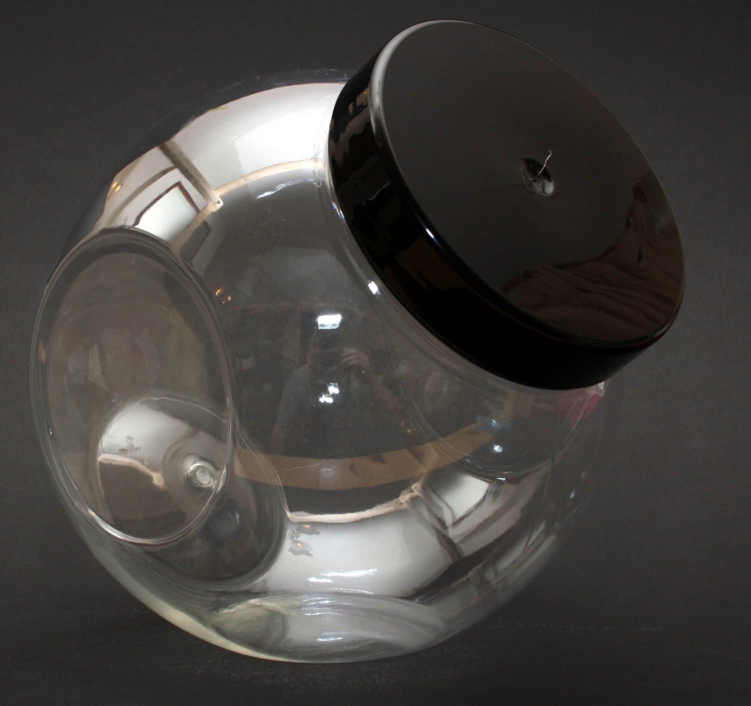 Large Plastic Retro Cookie Sweet Jars - Pack 4