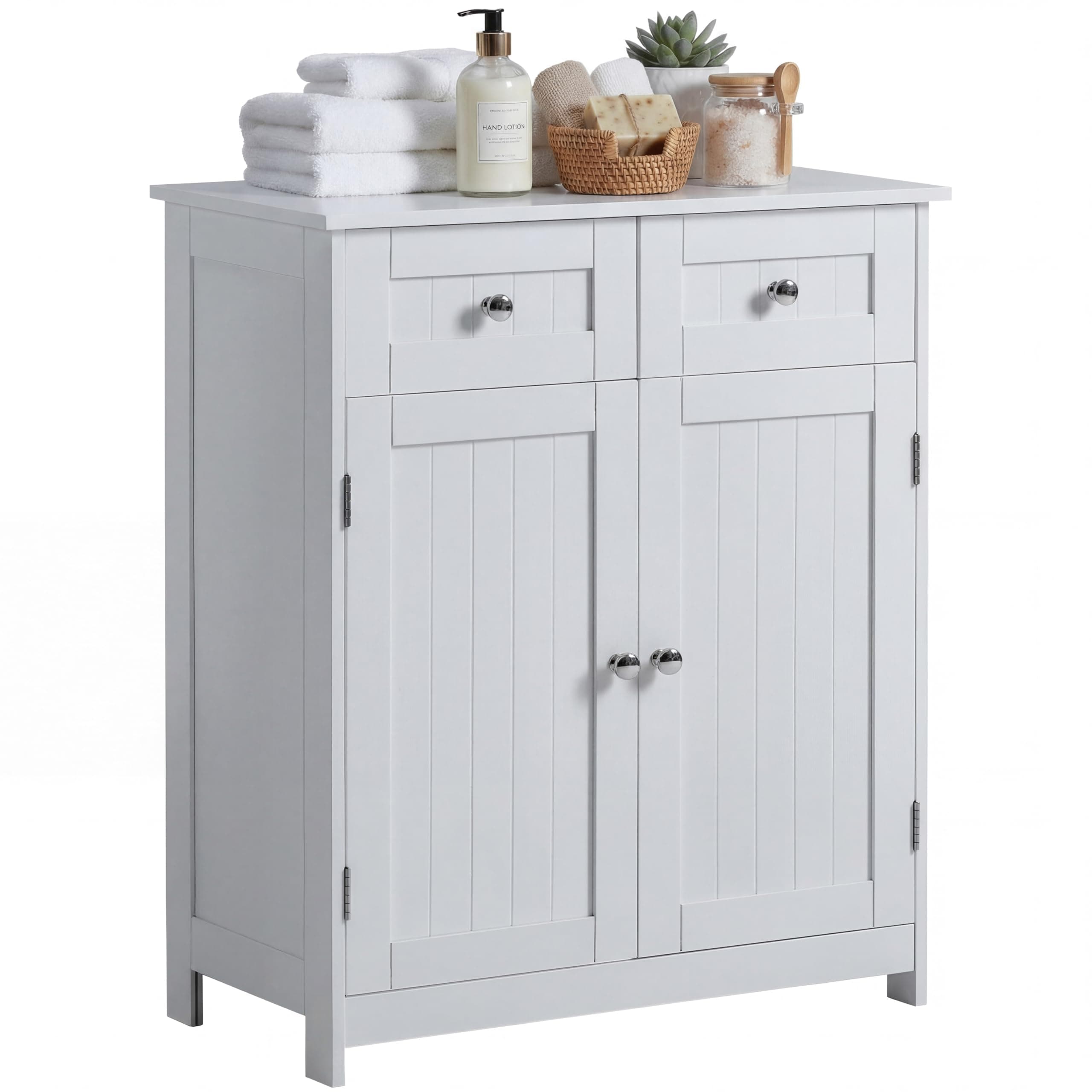 2 Drawer 2 Door Freestanding Cabinet