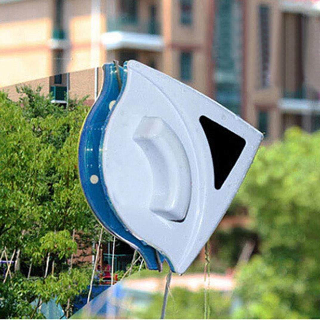 Yeefant Double Side Cleaner Glass Wiper Magnetic Window Cleaner Tools Useful Glass Surface Wiper Cleaning Brush for Sliding Doors Windows Thickness 3-10mm