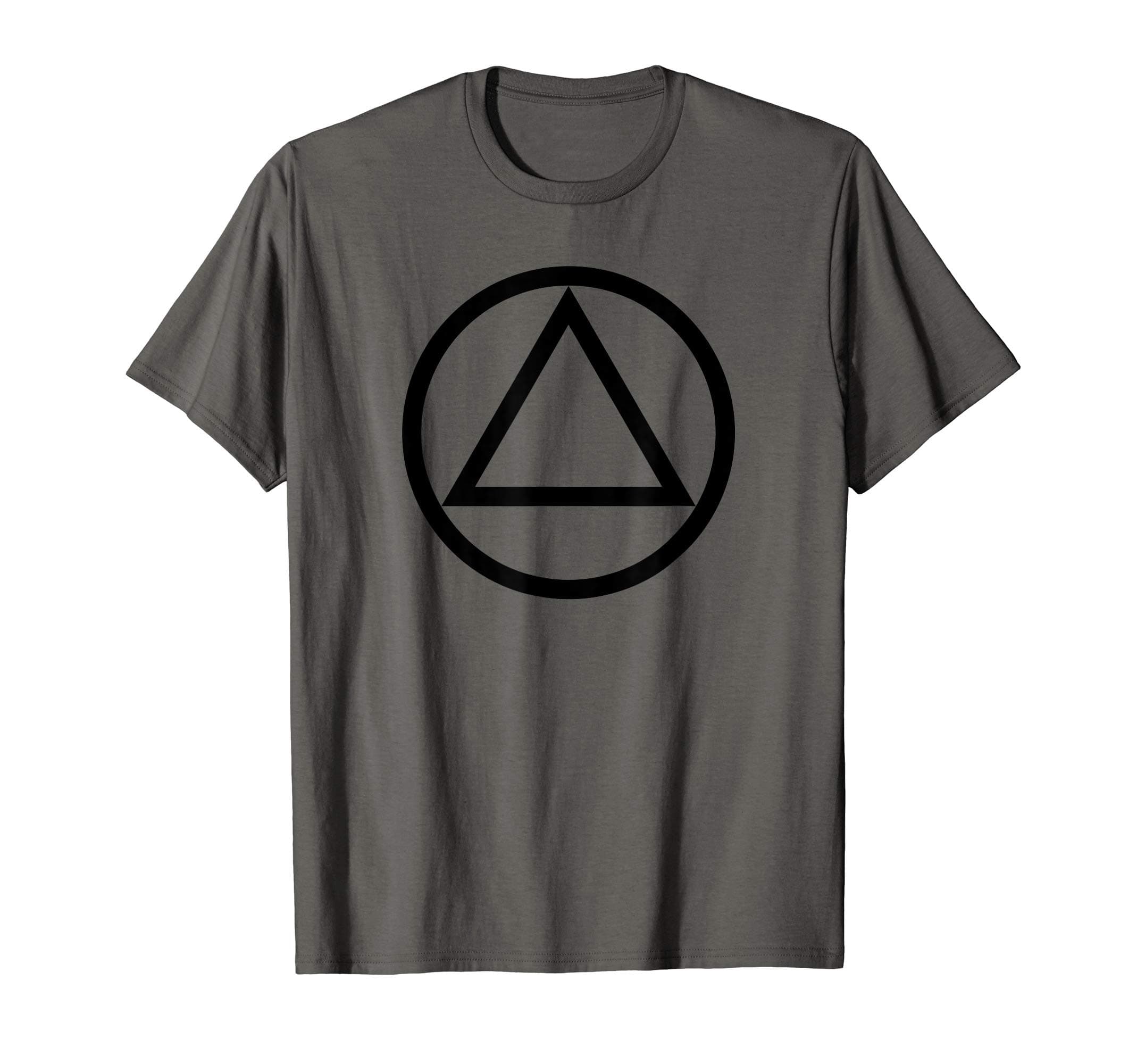 Keep It SimpleAA Logo Circle Triangle Symbol Simple Gift T-Shirt T-Shirt
