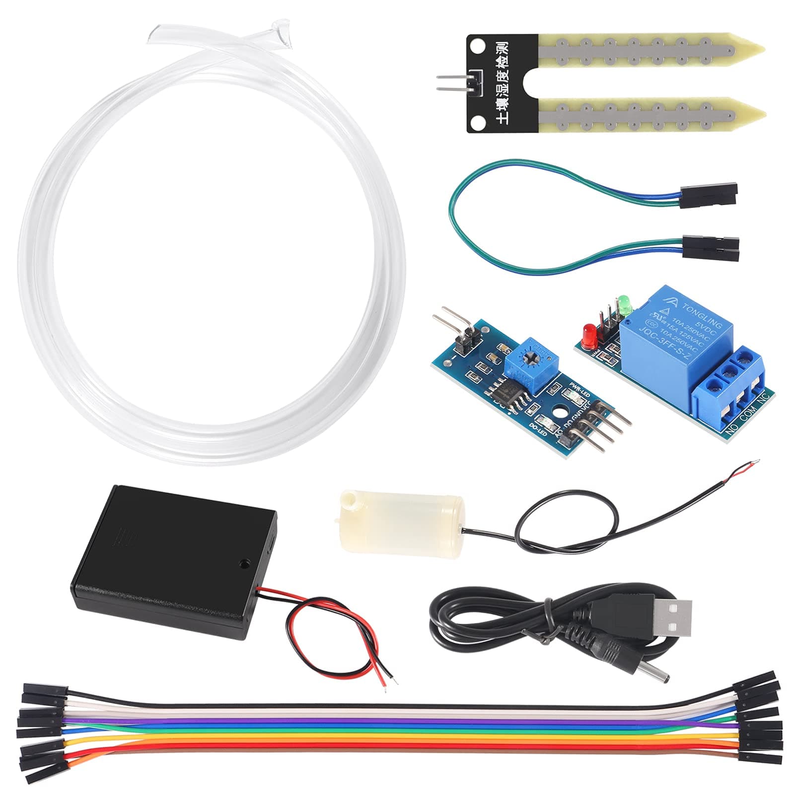 Soil Moisture Sensor Kit Automatic Watering System Manager with Mini Water Pump for Arduino DIY Kit