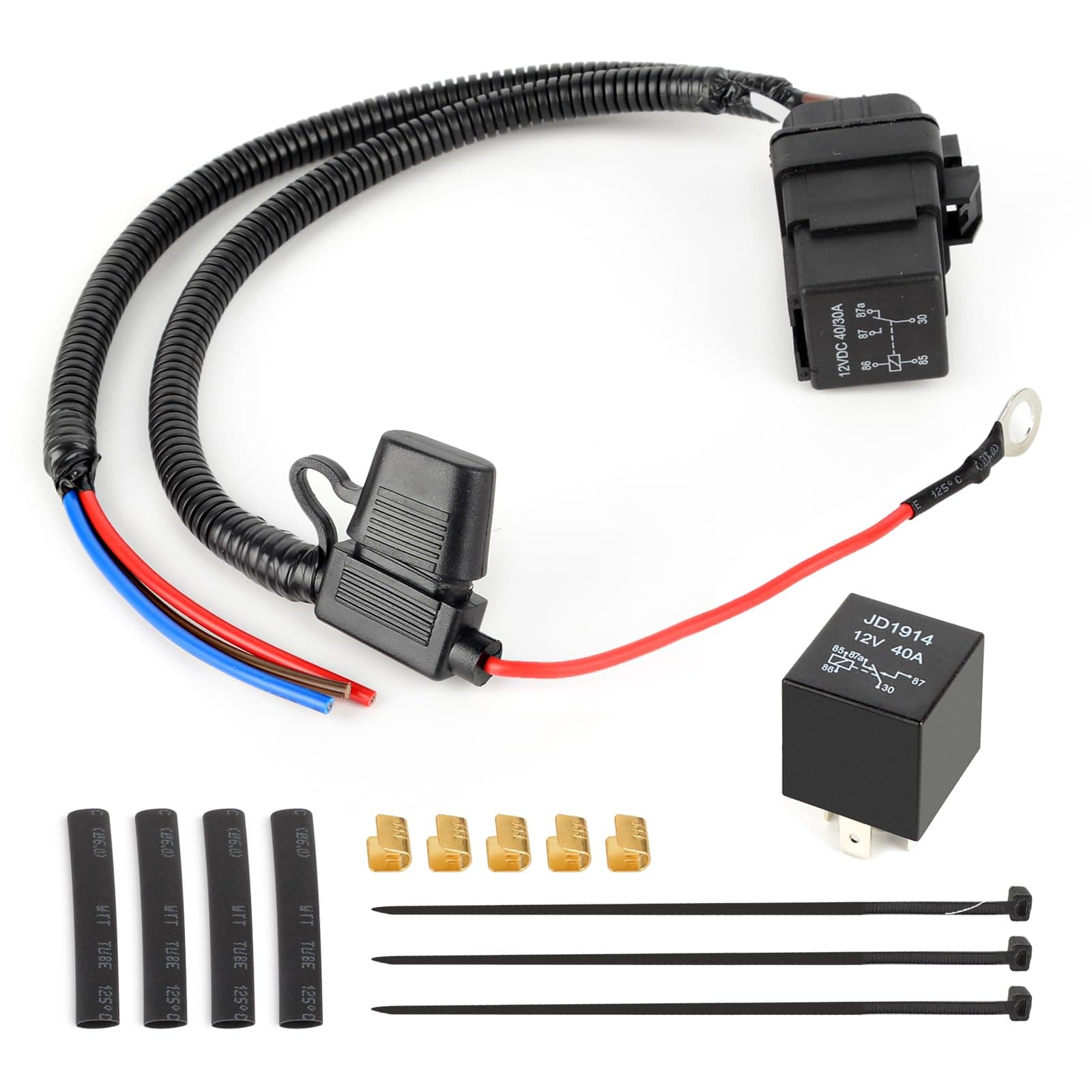 Fuel Pump Relay Wiring Kit for Dodge Ram 1500 Durango Grand Caravan，Chrysler Town & Country，Jeep Grand Cherokee Replace CBWPR091AA 04727370AA 4727370AA 68269523AD