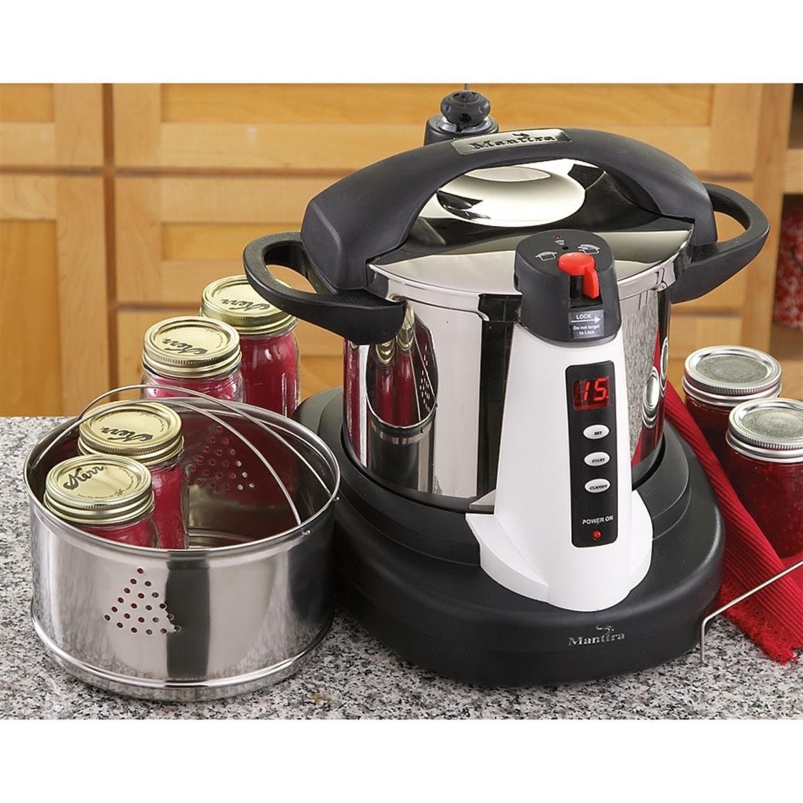 Manttra Chef-Xpress 8-Quart Stainless Steel Electric Multi-Cooker