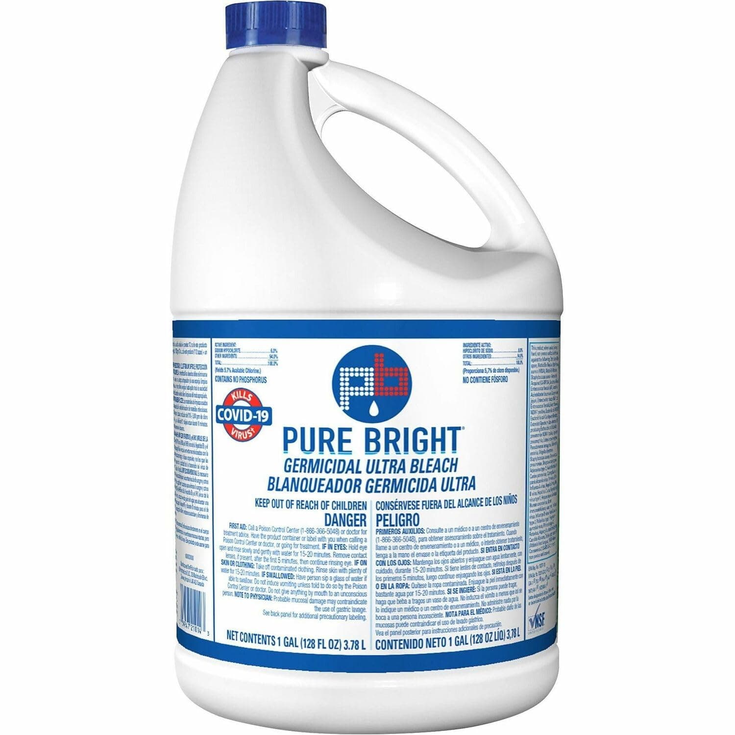 8635042 Pure Bright Ultra Bleach 1 Gal White