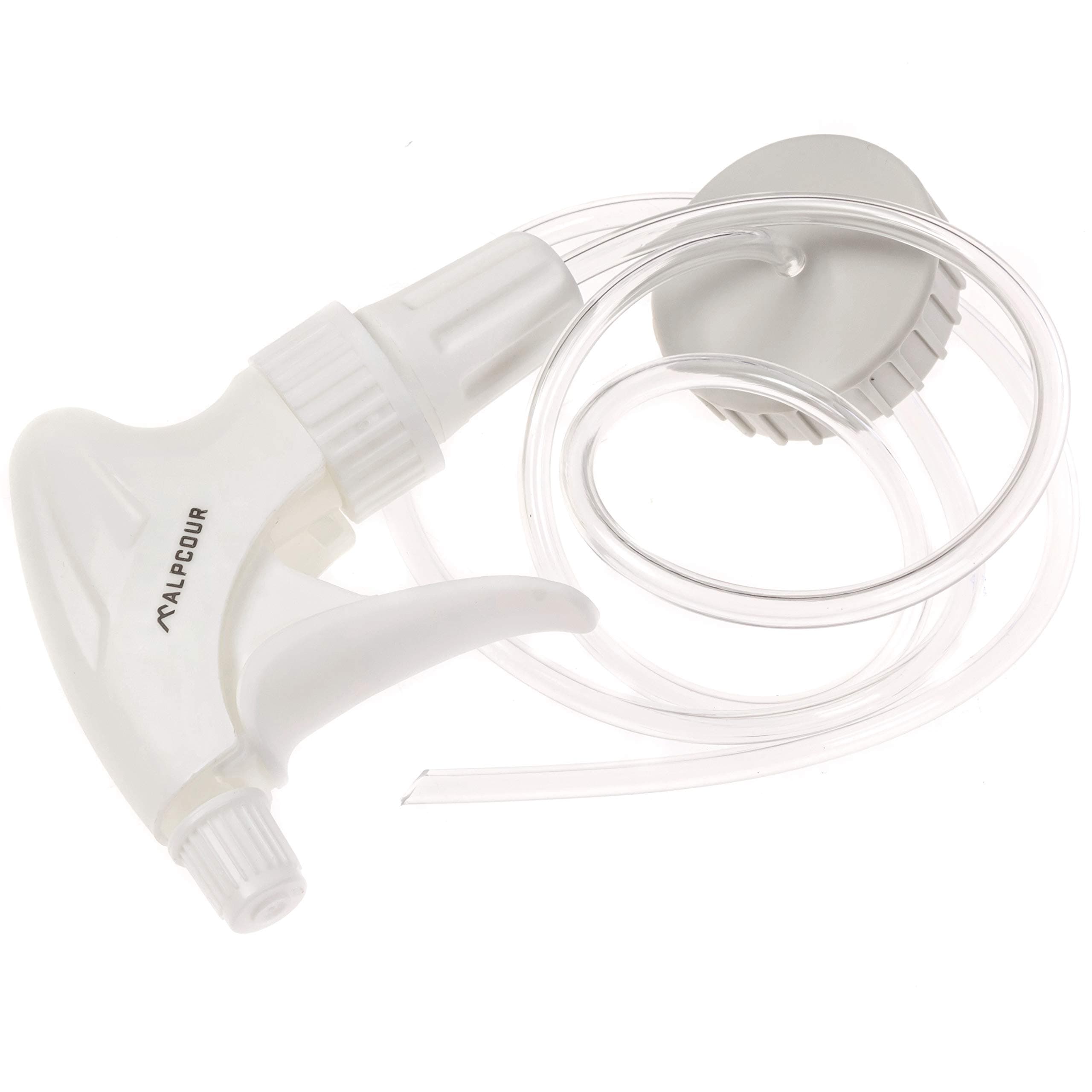 Alpcour Portable Toilet Sprayer – Compact Handheld Shower Head Toilet Attachment for Easy Cleaning Indoor & Outdoor Camping Commode – Suitable for Any 1.7" Water Tank Cap for Camping, RV, Boat & More