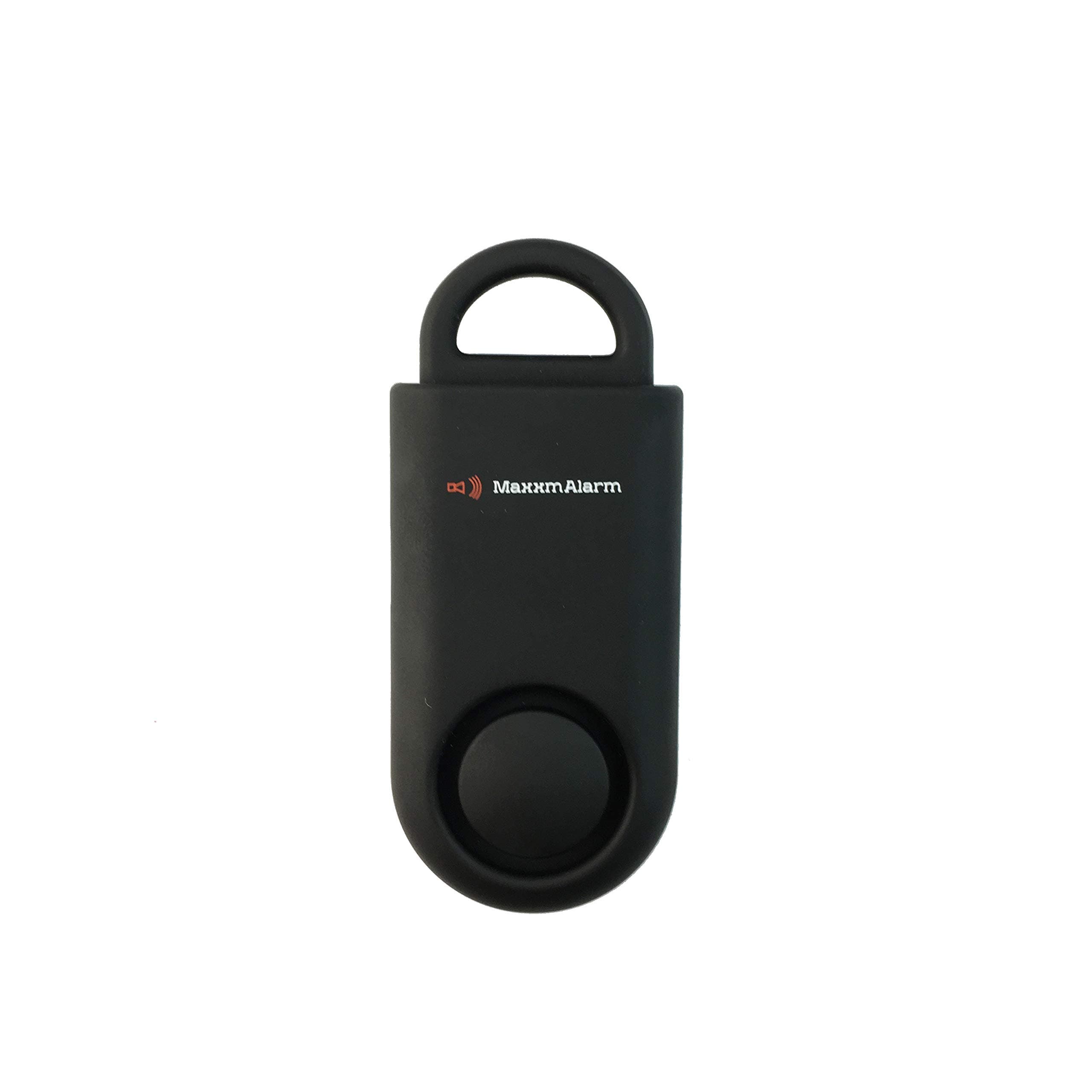 MaxxmAlarm SOS Alert Personal Alarm - 130dB Alarm - Safety & Security Emergency Device - Matte Black