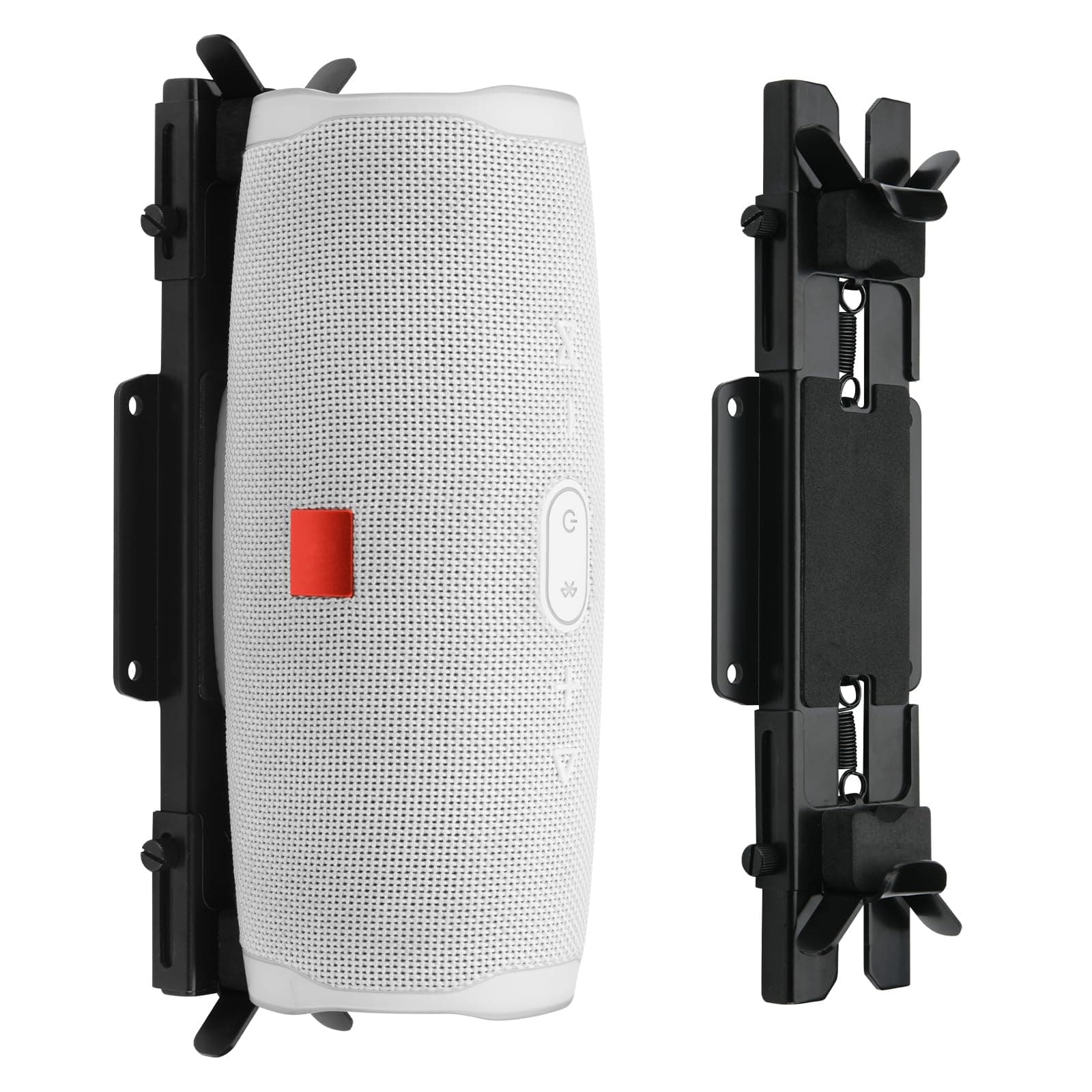 TXEsign Speaker Mount Wall Ceiling Mount for JBL Charge 4/Charge 5/Flip 6/Flip 5, Wall Bracket Metal Holder for Speaker from 6.85 to 9.2 inches (Black)