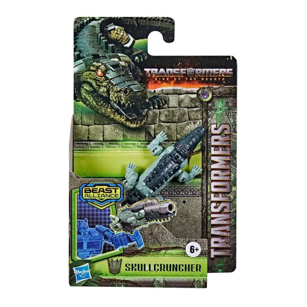 TRANSFORMERS Hasbro Toys Rise of The Beasts Movie, Beast Alliance, Beast Battle Masters Skullcruncher Action Figure - Ages 6 and Up, 3-inch (F4601), Medium