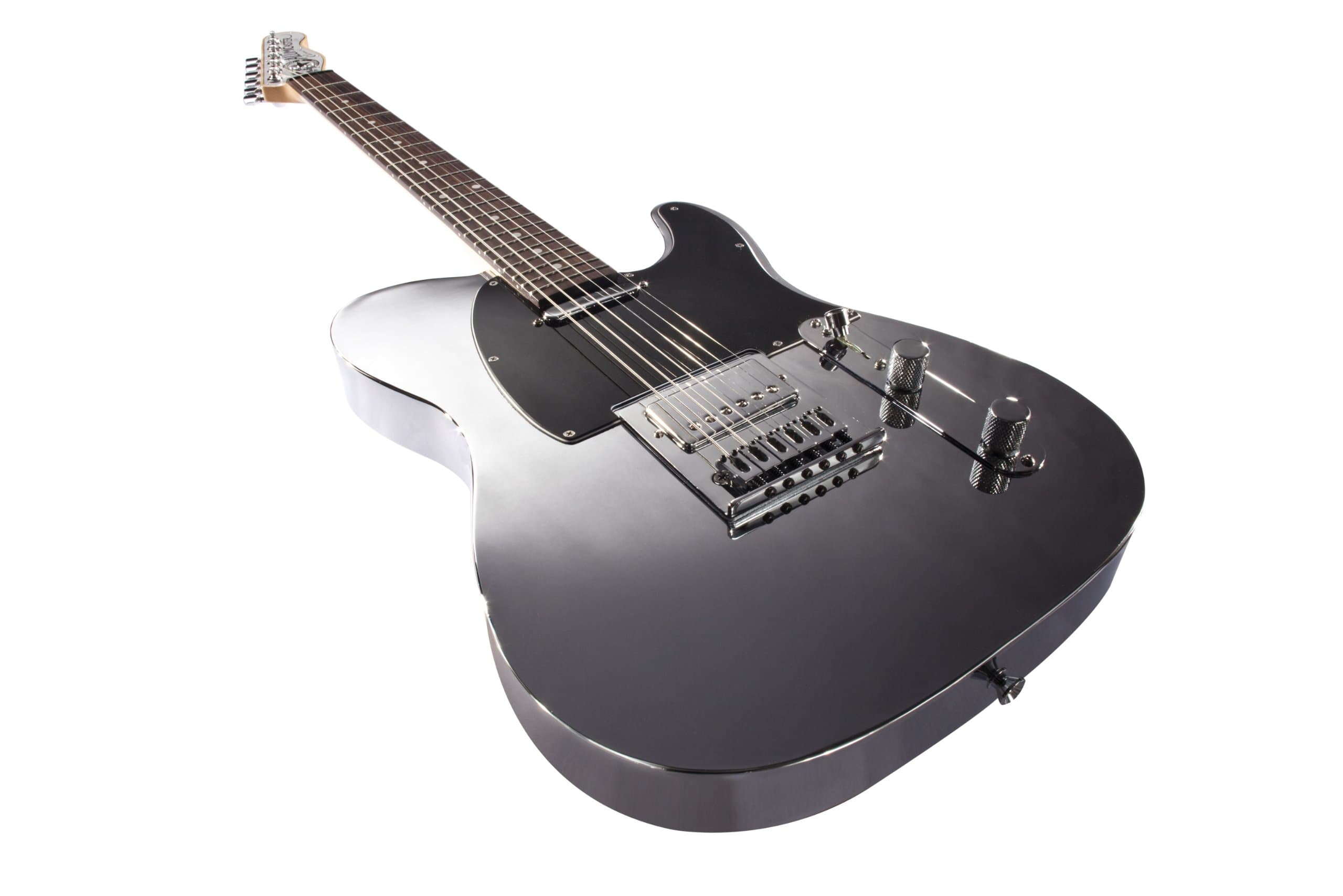Normandy Alumicaster Electric Guitar with Maple Fretboard, Chrome Plated