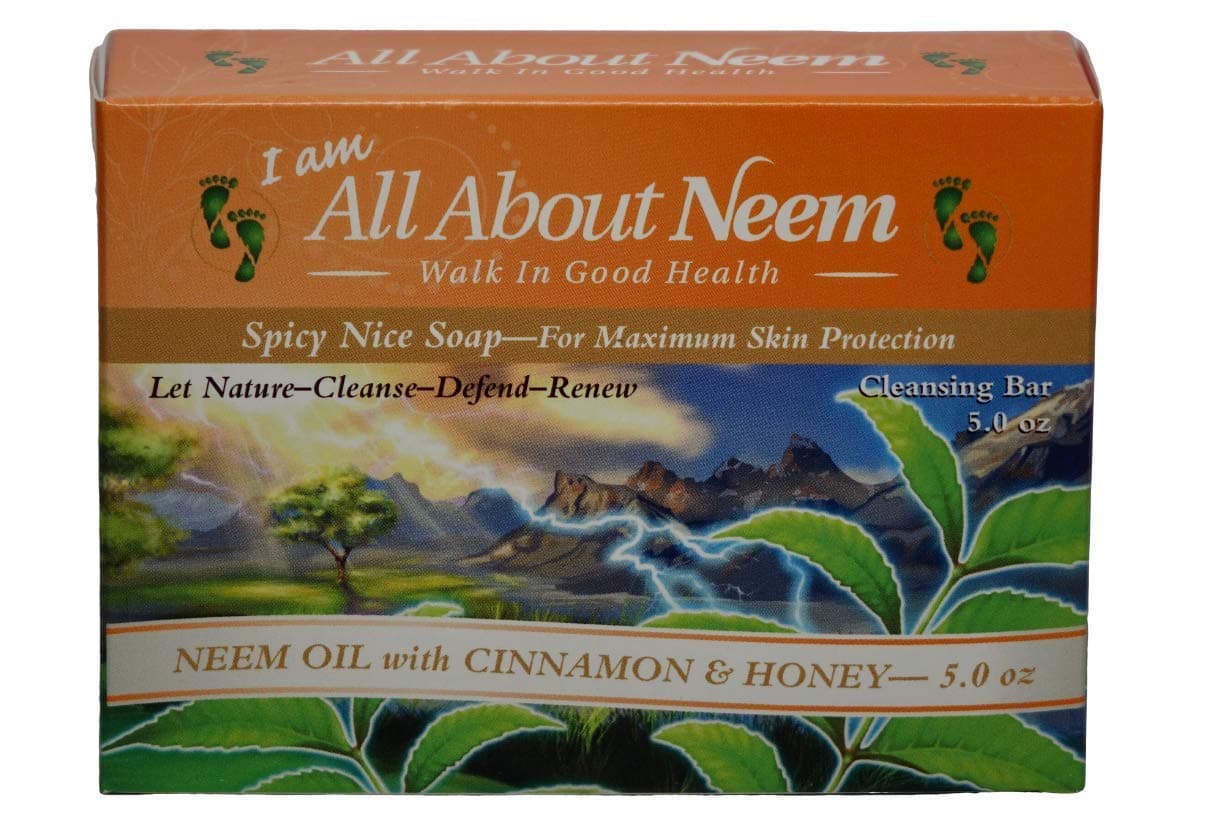Neem Oil Soap with Cinnamon & Honey - Spicey Nice