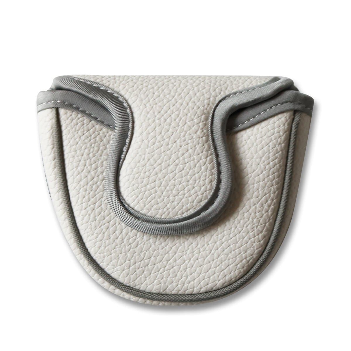 Golf Mallet Putter Head Cover Headcover Magnetic Club Protector for Ping Odyssey (White/Green/Black)