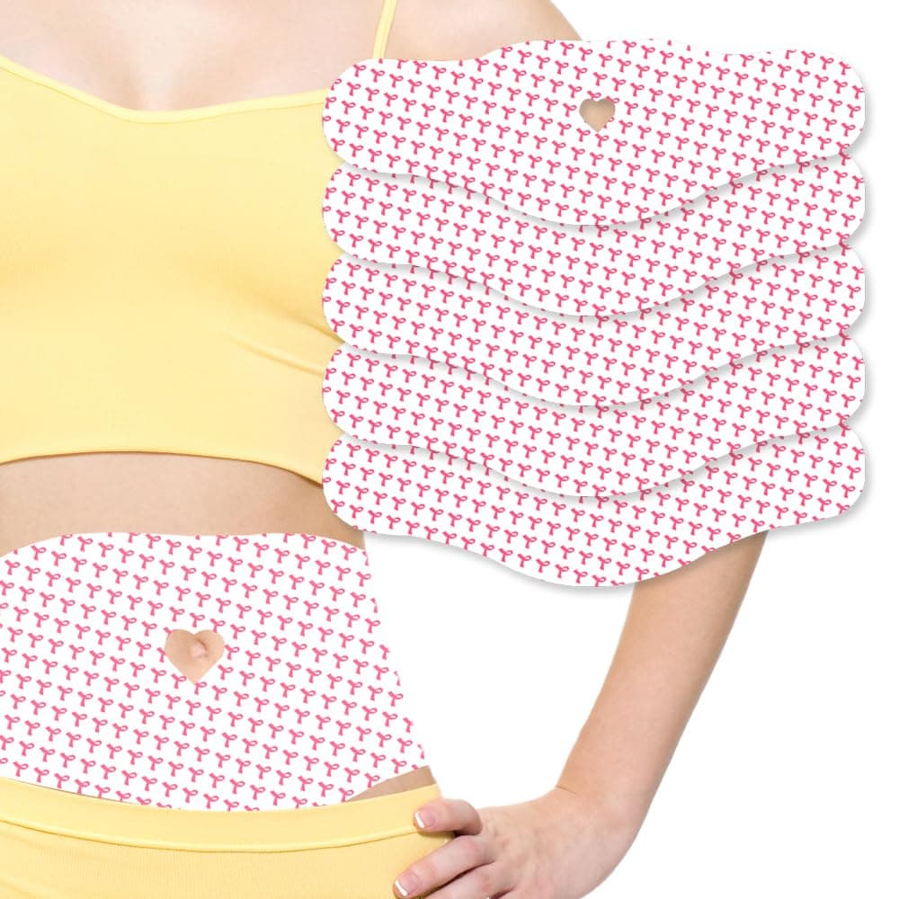 Body Applicator Tummy Sculpting Wrap for Women & Men Capsaicin All Natural Ingredients Easy to Use Fast Heating Thin Sticker (Corset Patch (Pack of 5)) Ver.37