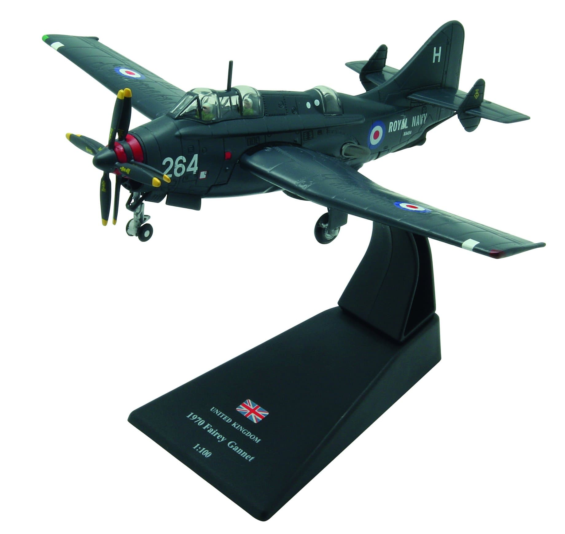 Fairey Gannet diecast 1:100 model (Amercom SL-59)