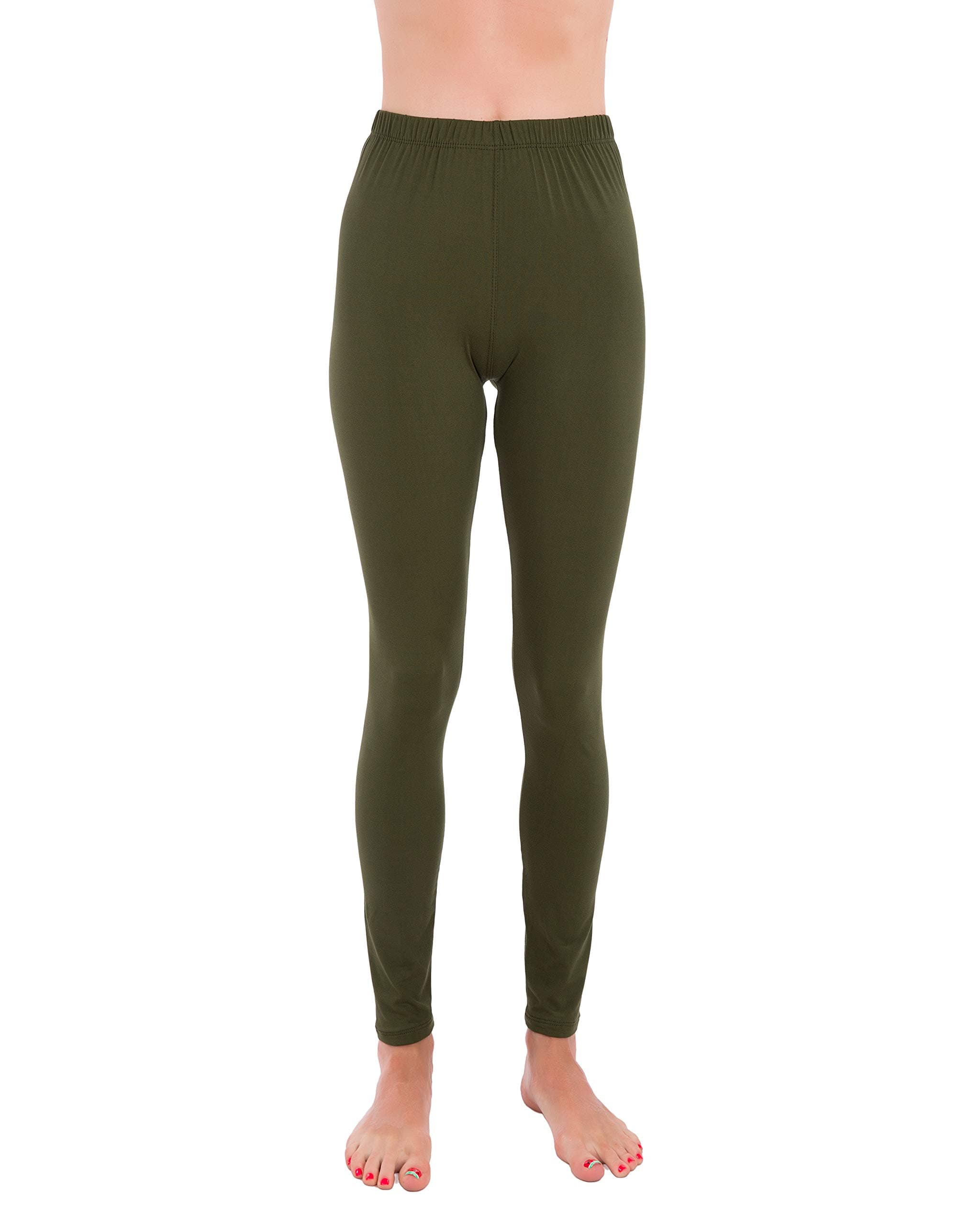 Premium Ultra Soft High Rise Waist Full Length Regular and Plus Size Leggings