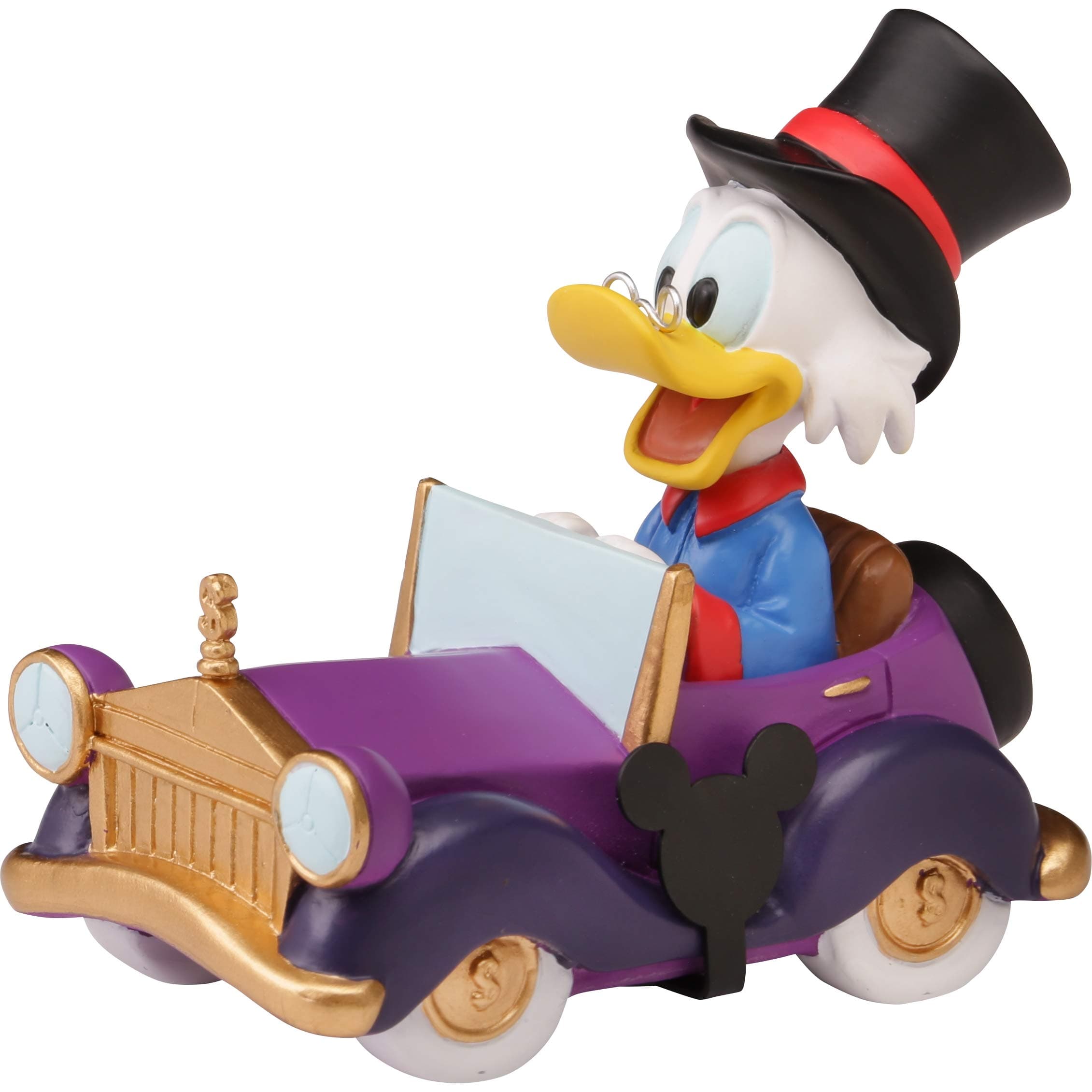Precious Moments 201706 Disney Collectible Parade Scrooge McDuck Resin/Vinyl Figurine, One Size, Multicolored