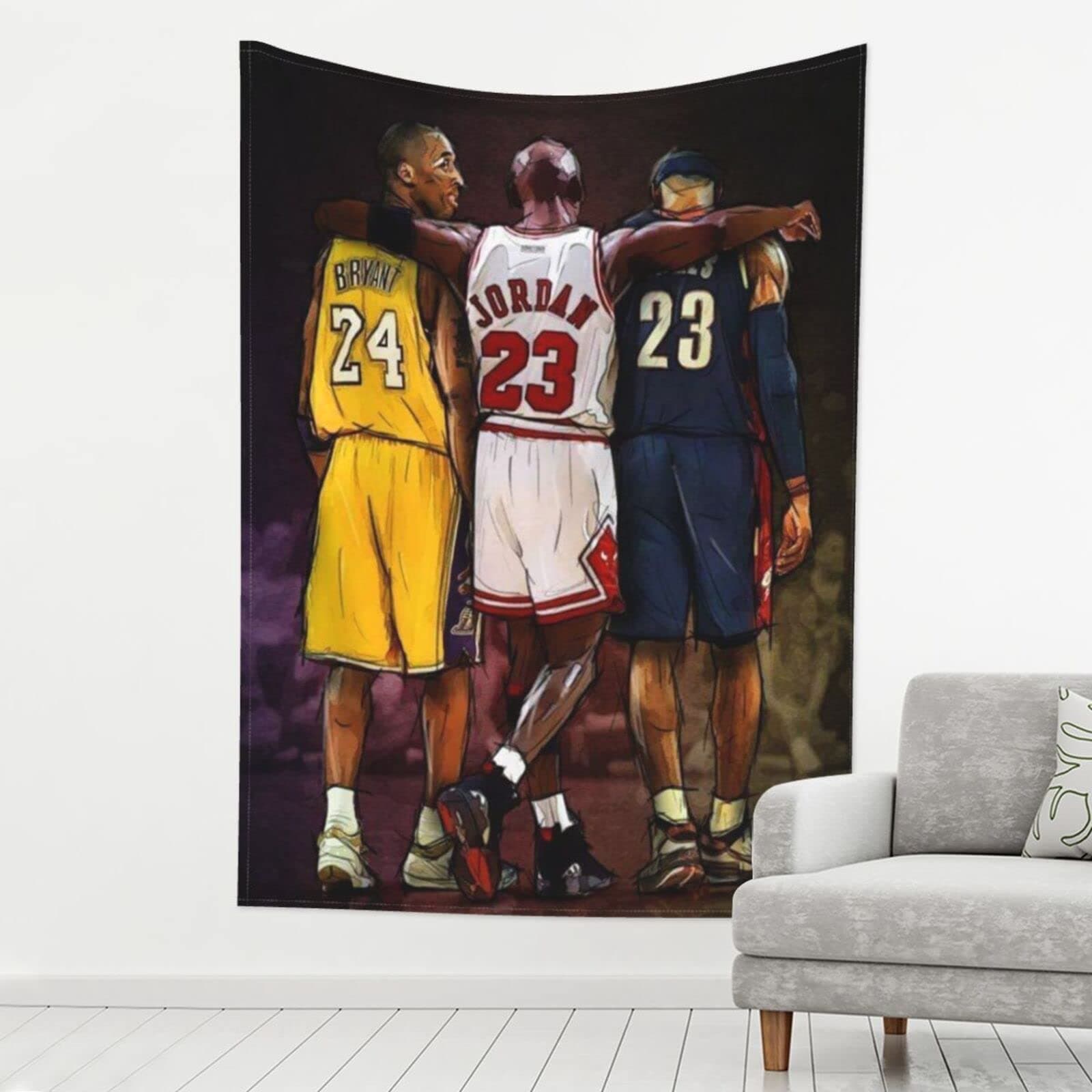 DIALFA Basketball tapestry Sports Gifts Wall Décor Tapestries Hanging Wall Art for Bedroom Living Room Dorm Room 60 X 51 Inch