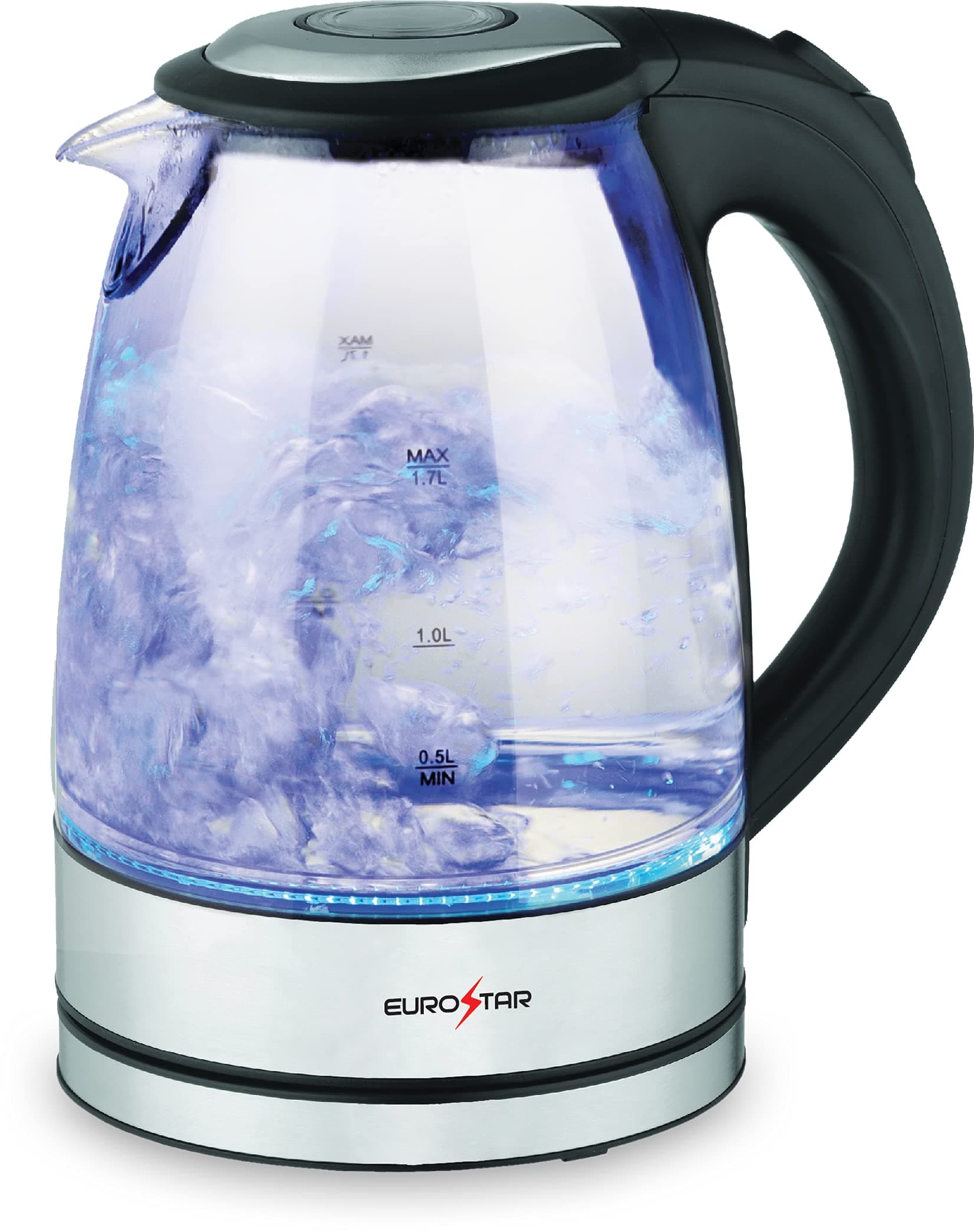EKG17BK 1.7L Glass Kettle, Black