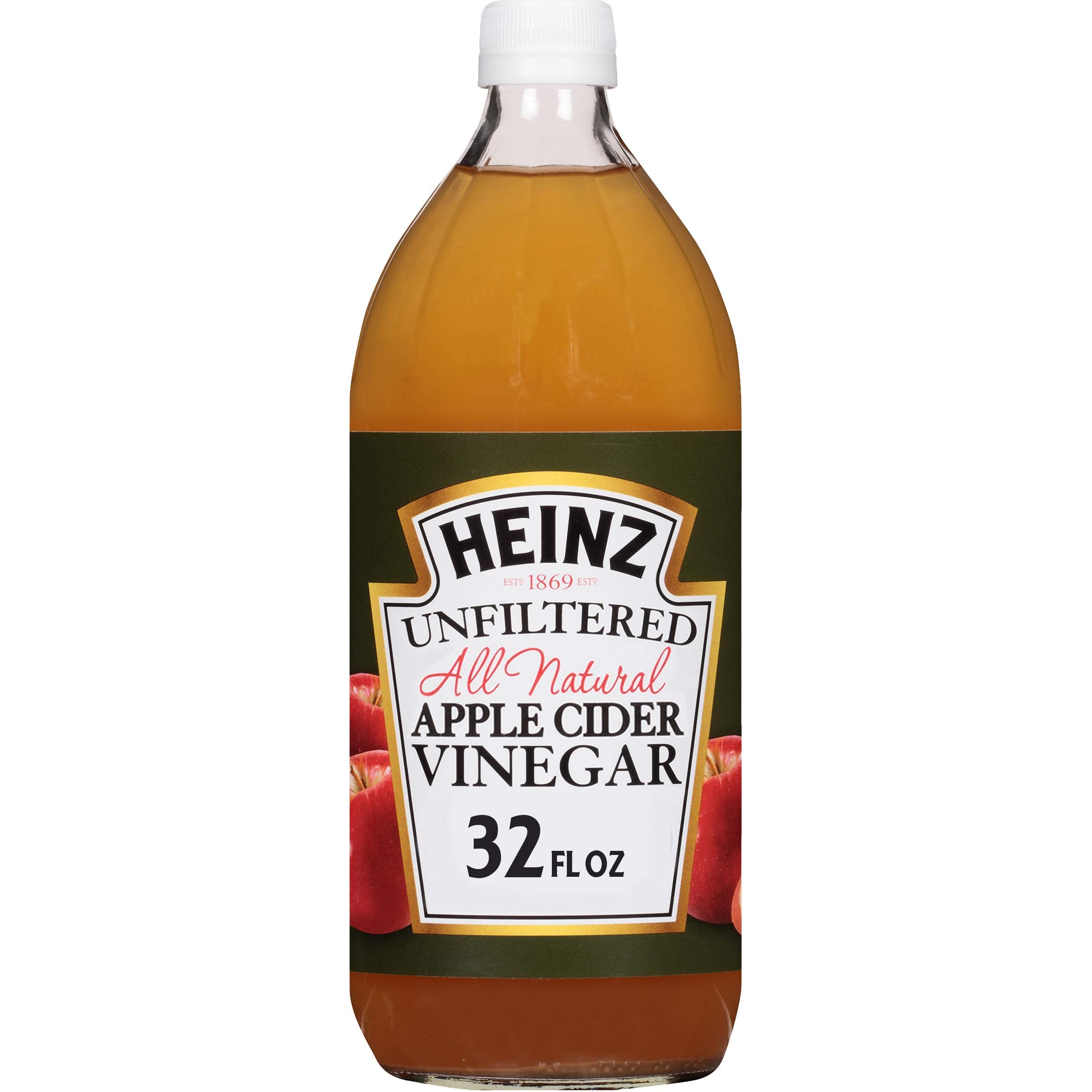 Heinz Vinegar Natural Unflitered Apple Vinegar (32oz Bottle)
