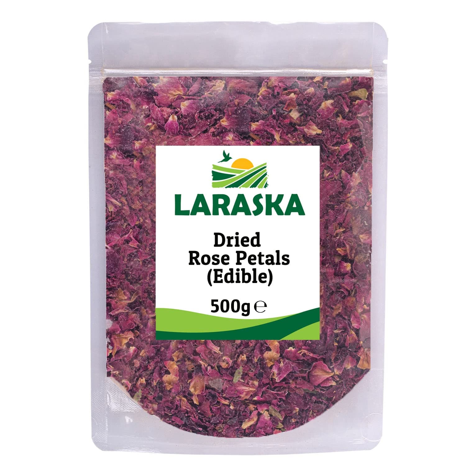 Dried Edible Rose Petals 500g - Premium Quality Dried Rose Petals for Tea, Baking, Gift, Crafting, Wedding