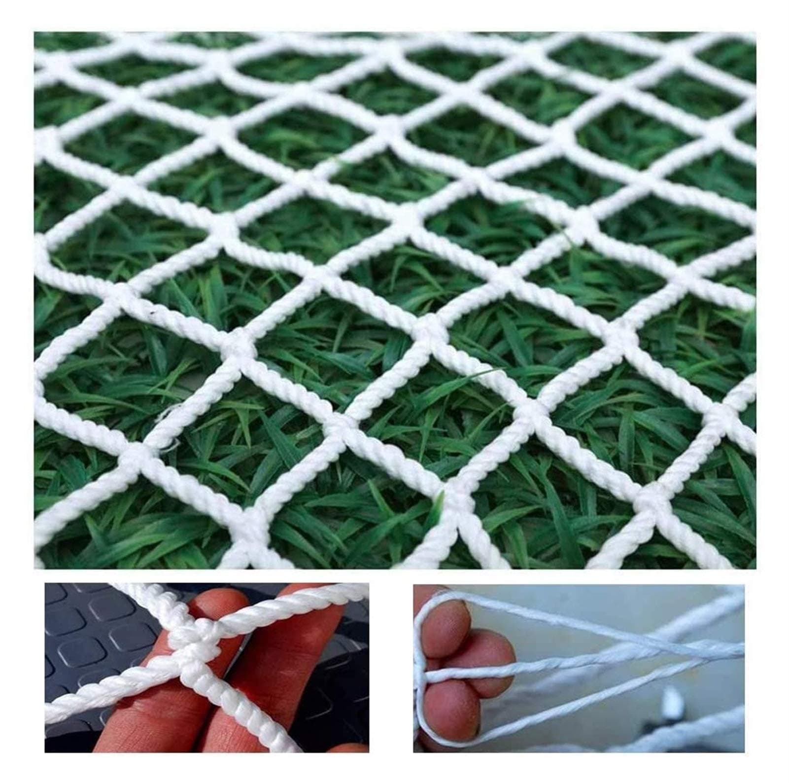 Lanrui rope netting Outdoor Protective Net Safe Net, Kids Protective Netting Decor Net, Banister Fall Safety Net Trailer Netting Outdoor climbing frame Safety Net, Truck Cargo Net safety gates