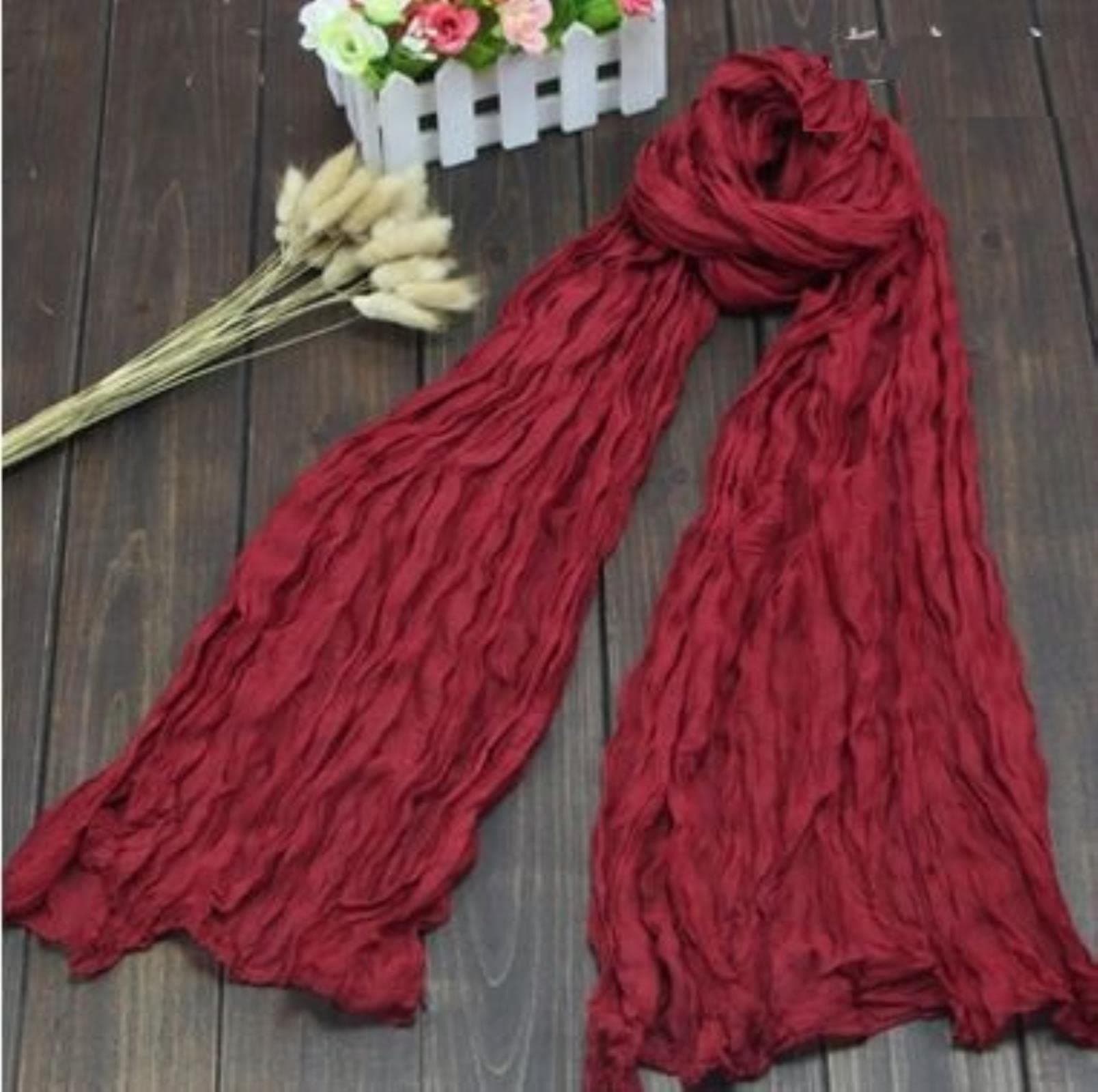 BEQUAHscarf New Europe Fashion 23 Colors Candy Solid Colors Soft Trendy Long Voile Scarfs Winter Warm Scarf Women Scarf Shawl Blue