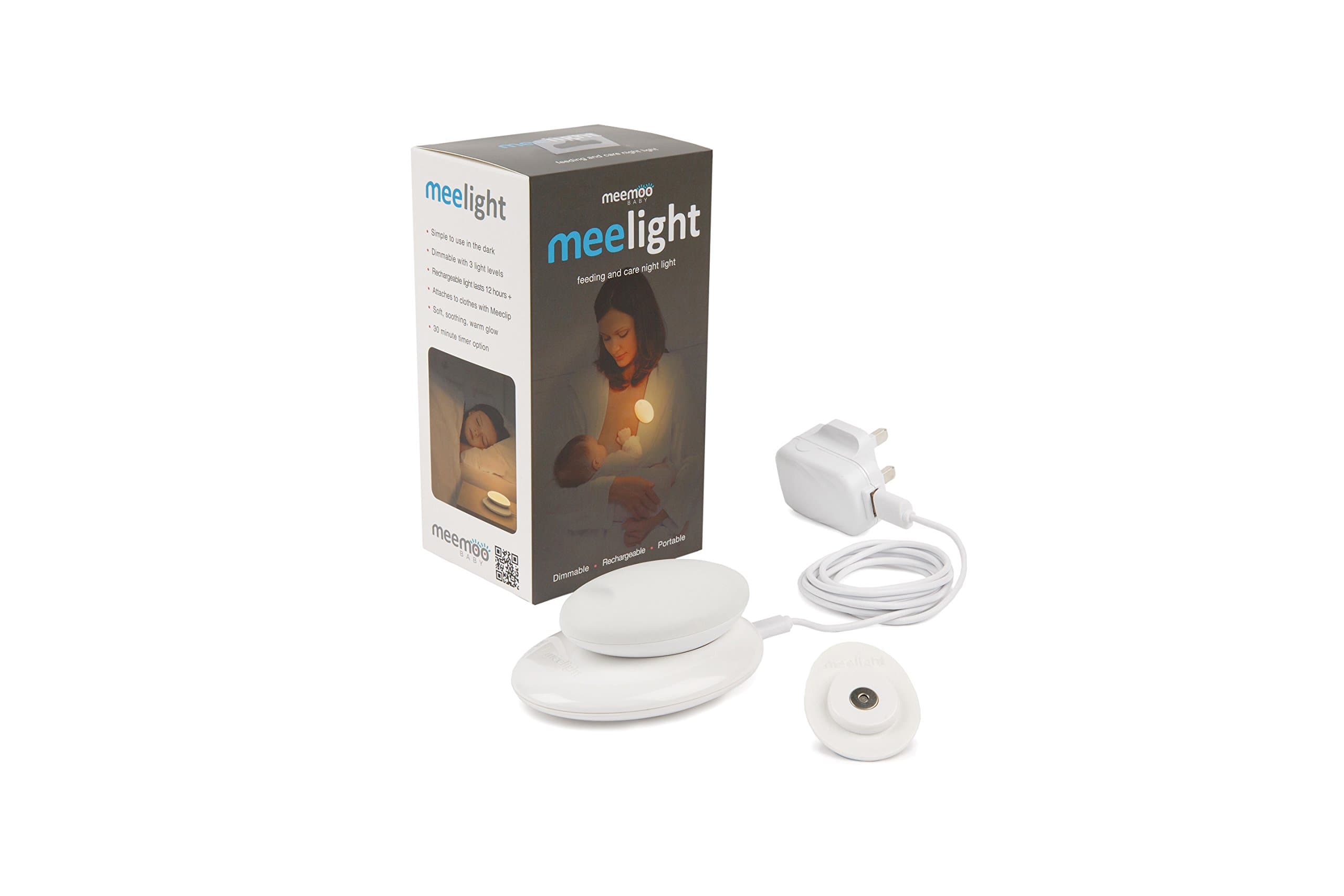 MeeMoo Baby Meelight - Soft and Soothing Portable Nightlight for Feeding and Caring for Your Baby at Night