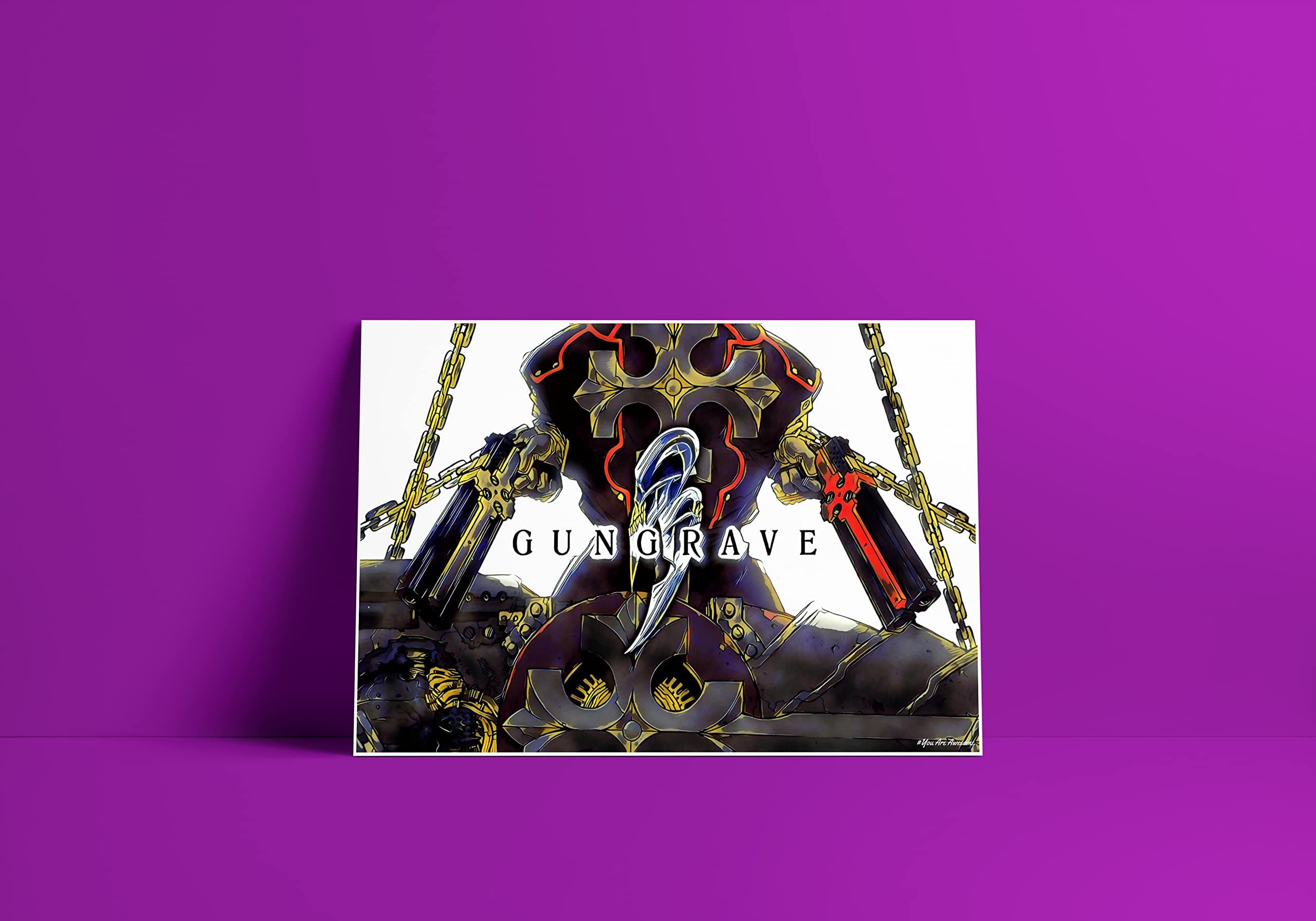 You are Awesome - Gungrave: Overdose Anime Art Effect Poster 7 (18inchx12inch)