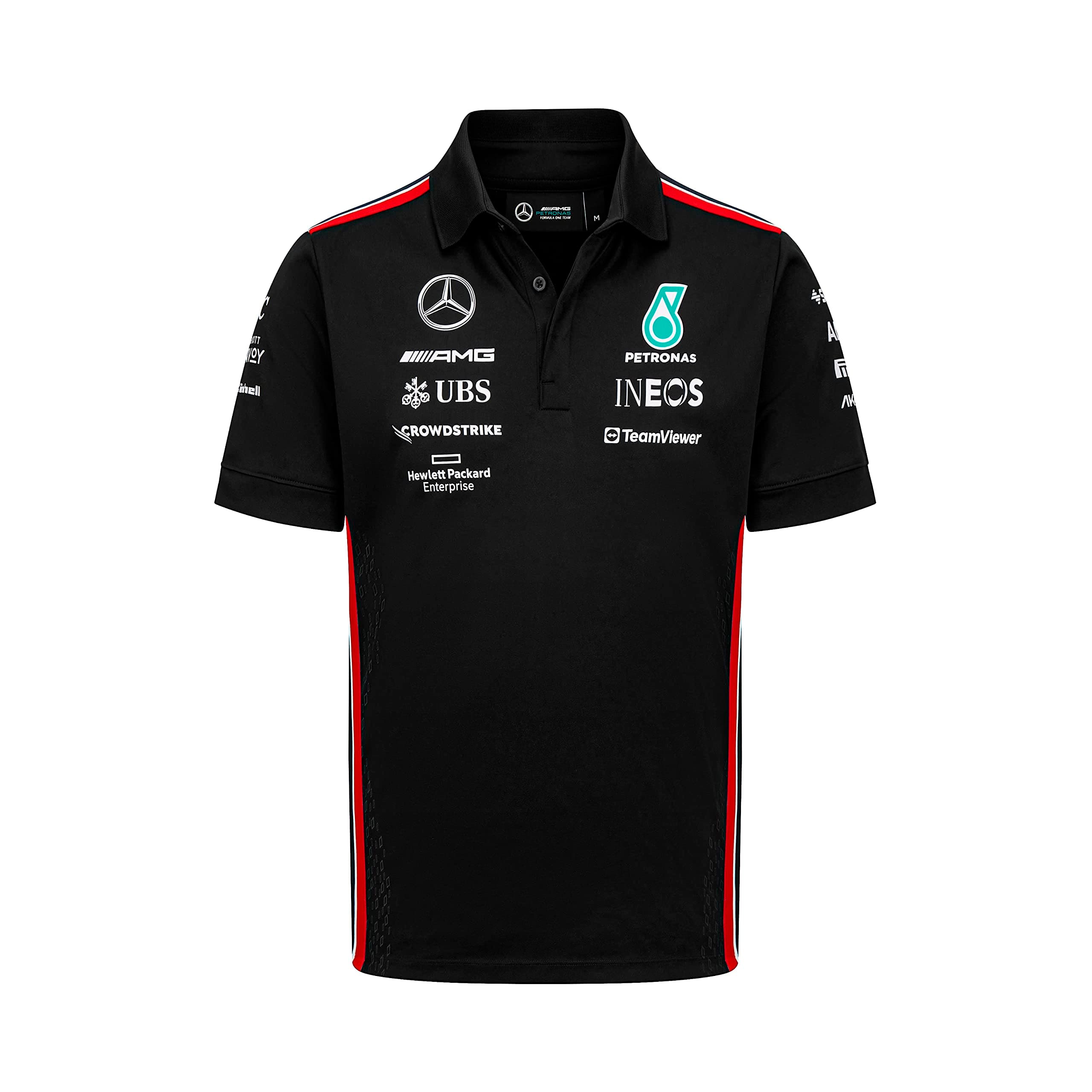 Mercedes AMG Petronas Formula One Team - 2023 Team Polo - Black - Men - Size: M