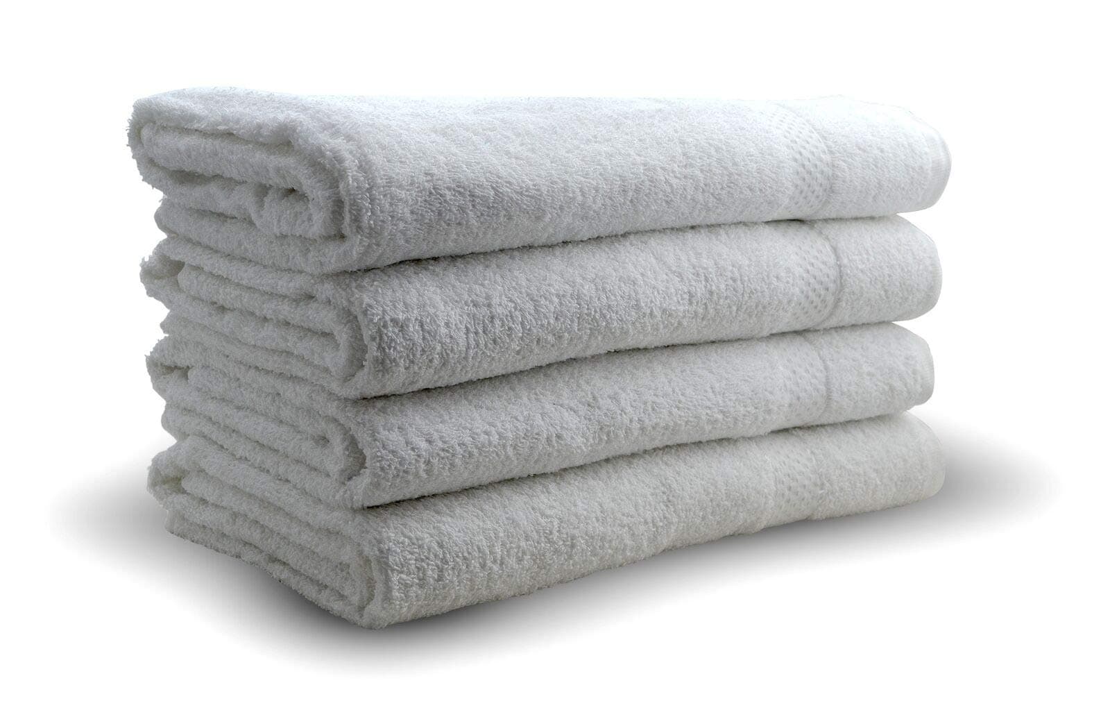 Knight's Bridge 100% Combed Cotton, Supreme 500gsm, Hand Towels, Bath Towels or Bath Sheets, Luxurious Bath Linen, Super Soft (White, 6x Hand Towels)