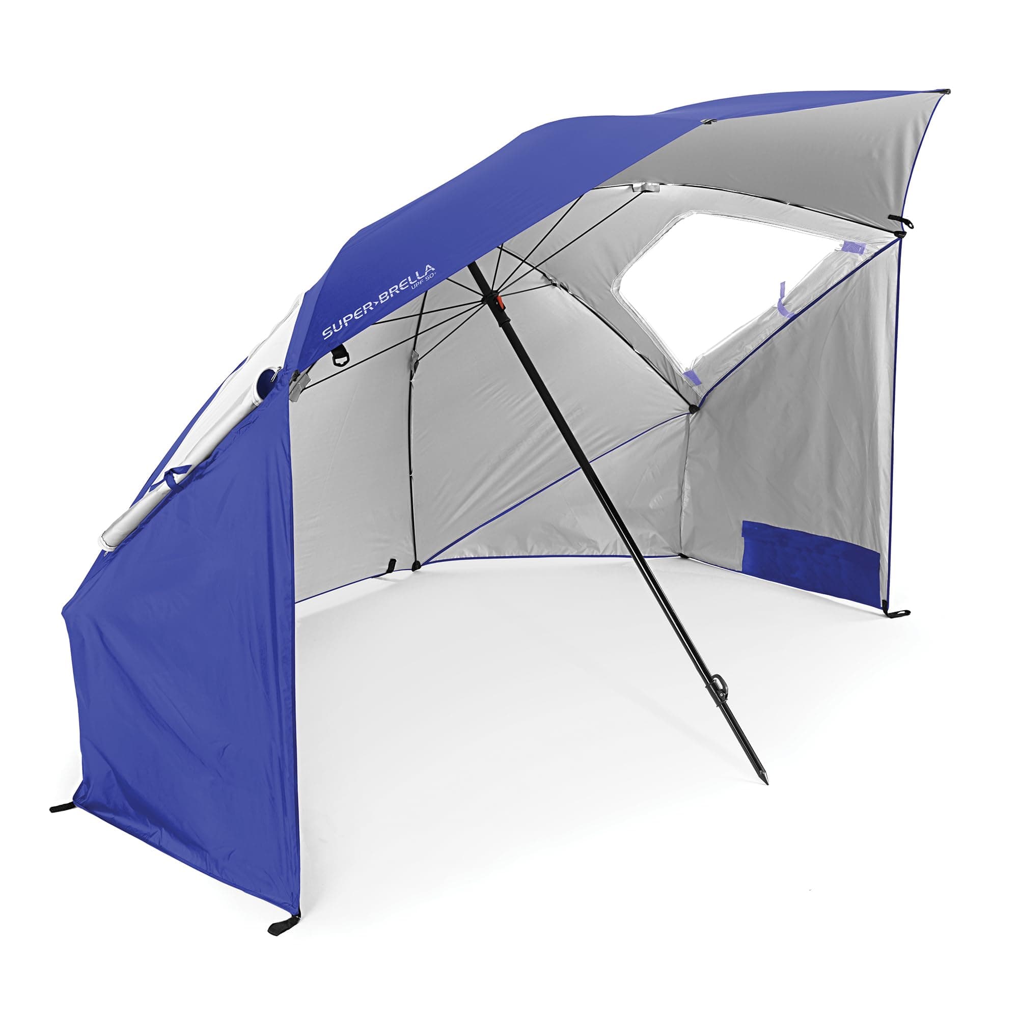 Sport-Brella Super-Brella SPF 50+ Sun and Rain Canopy Umbrella for Camping, Beach and Sports Events