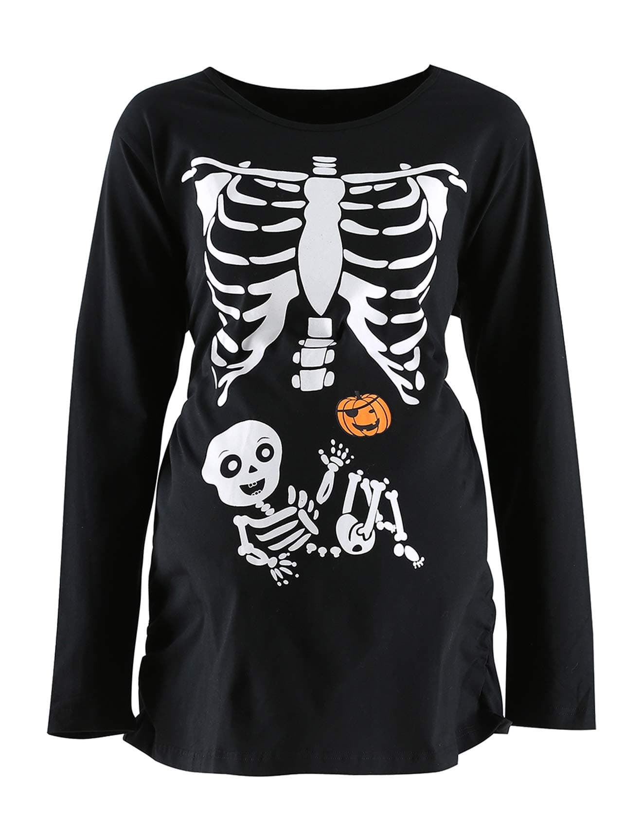 LorjoyWomen's Maternity Funny Halloween Pregnancy Cute Long Sleeve Pregnant T Shirts