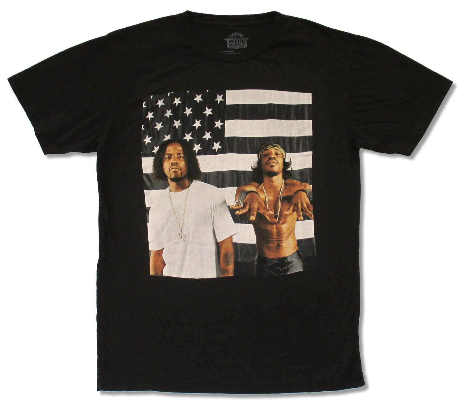 Outkast Flag Non-Tour Mens Black T-Shirt