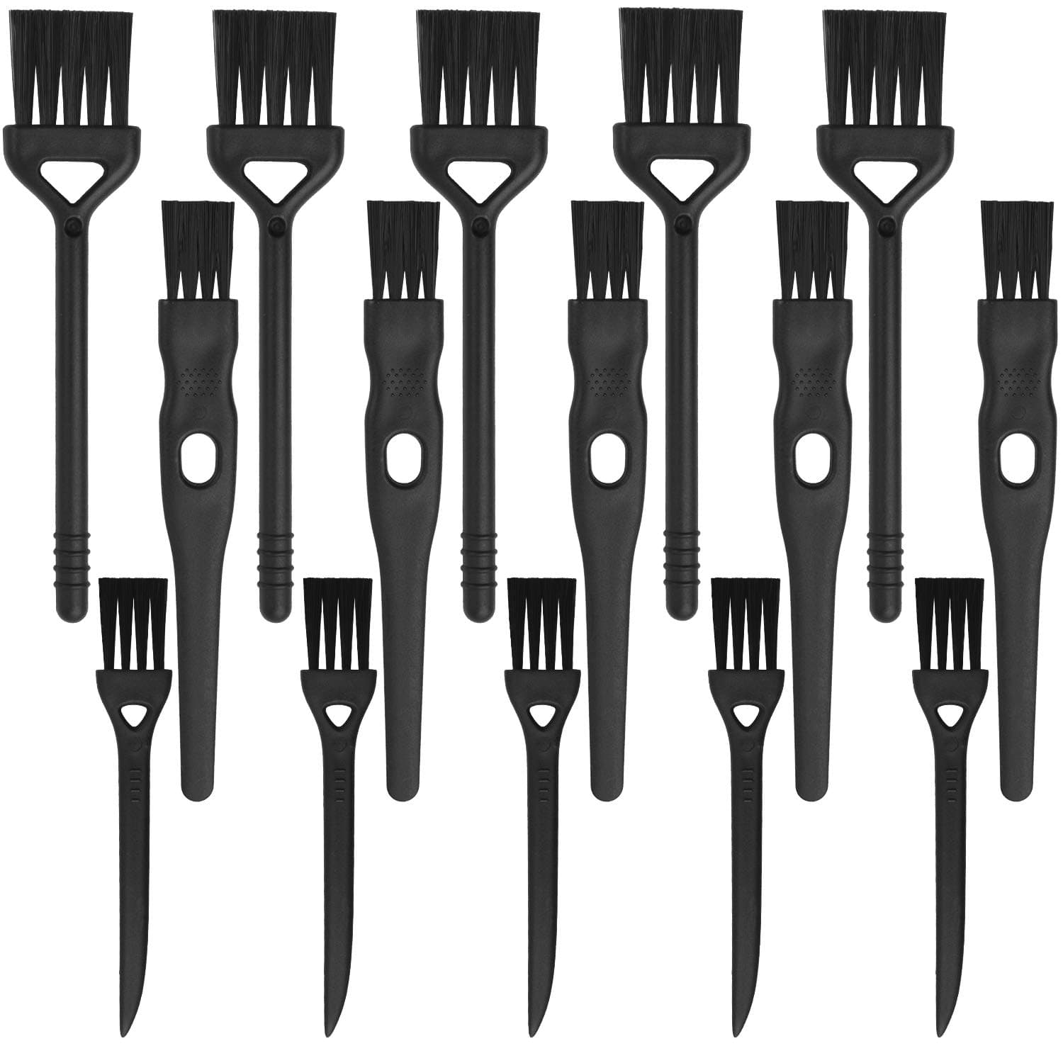 15pcs Electric Shaver Razor Cleaning Brushes Razor Cleaner Set Nylon Bristles Cleaner Brush,3 Styles