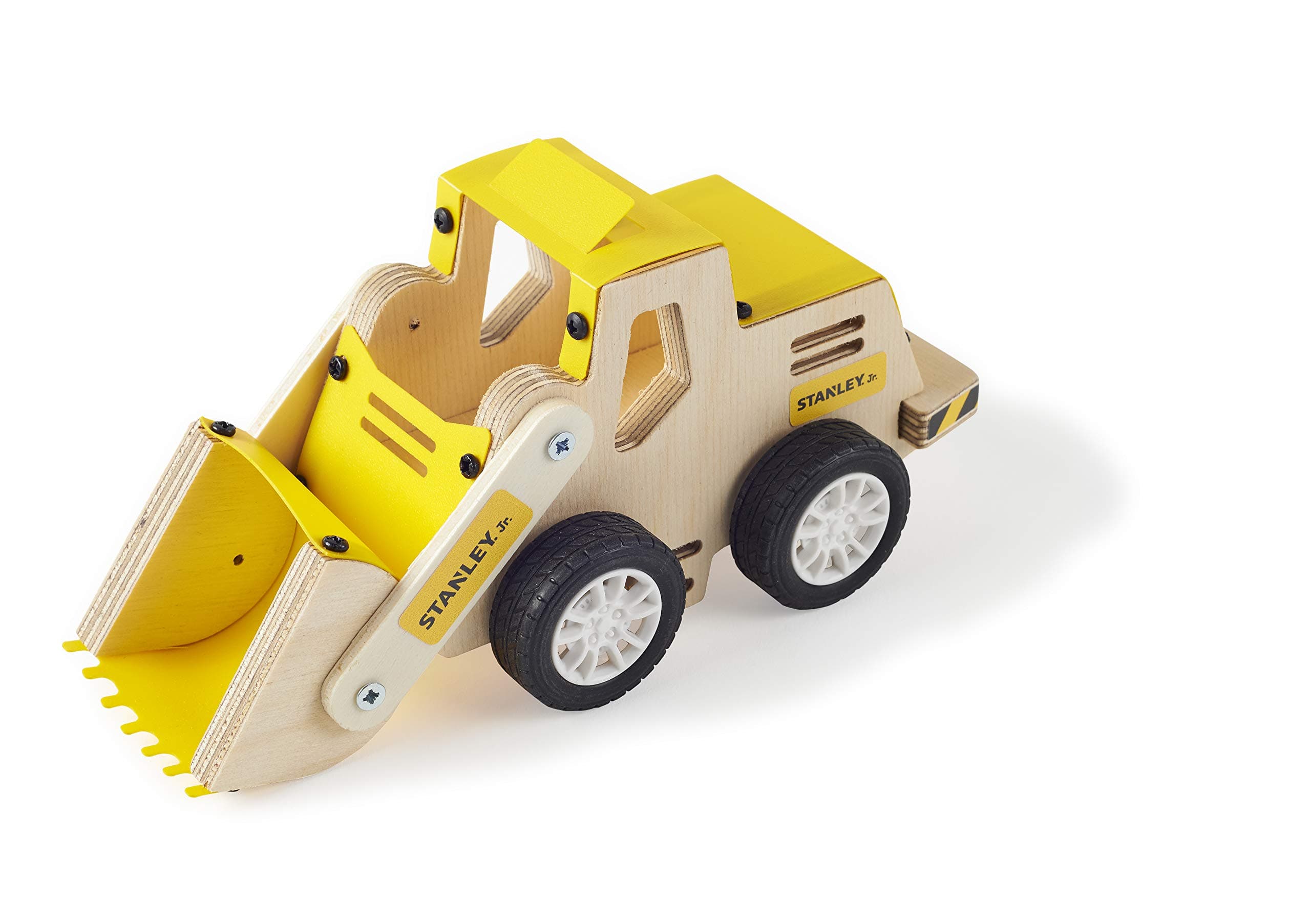 Construction Toy Truck Front Loader Wood Craft Kit - DIY Assemble Toy for Kids