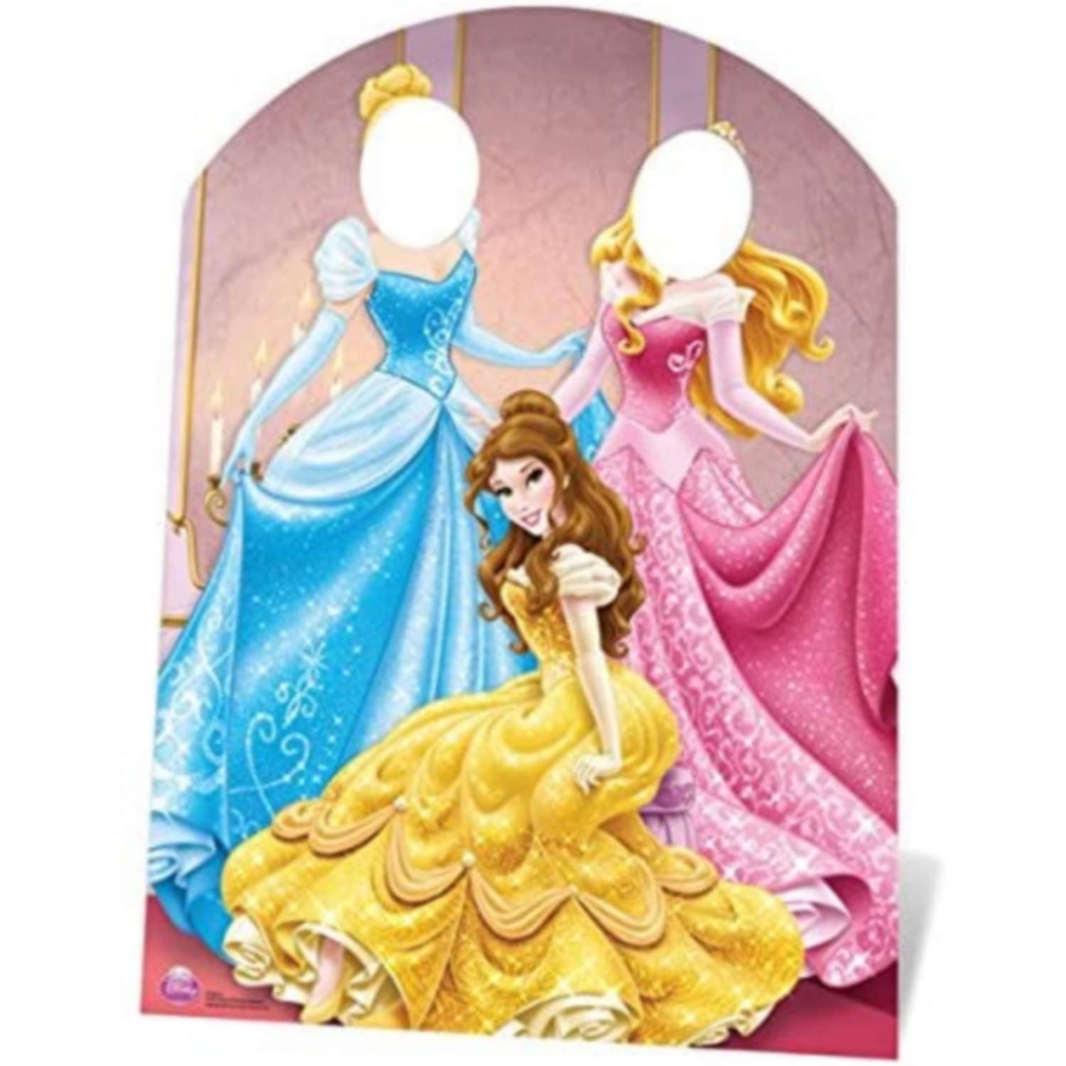 STAR CUTOUTSSC599 Disney Princess l Stand in l Belle, Cinderella & Rapunzel for Birthdays, Parties, Multicolour