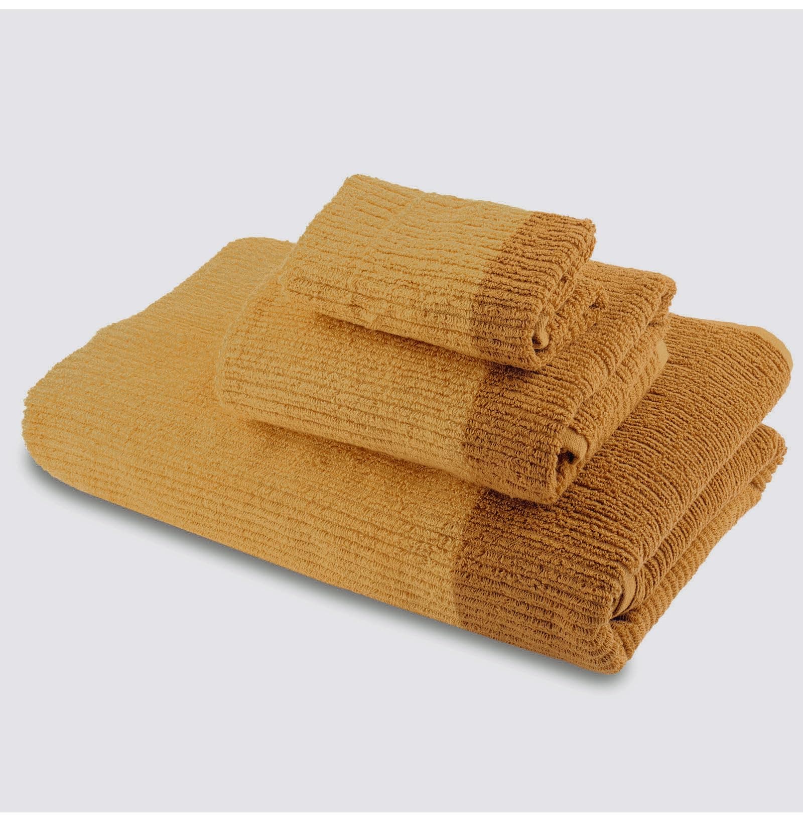 Kinton Crafts | 3 Piece Towel Set | Super Absorbent | Quick Dry | 100% Cotton | 1 bath towel + 1 Hand towel + 1 Face towel | For Wash-basin | GYM | Travel | Sports | Bath – BROWN