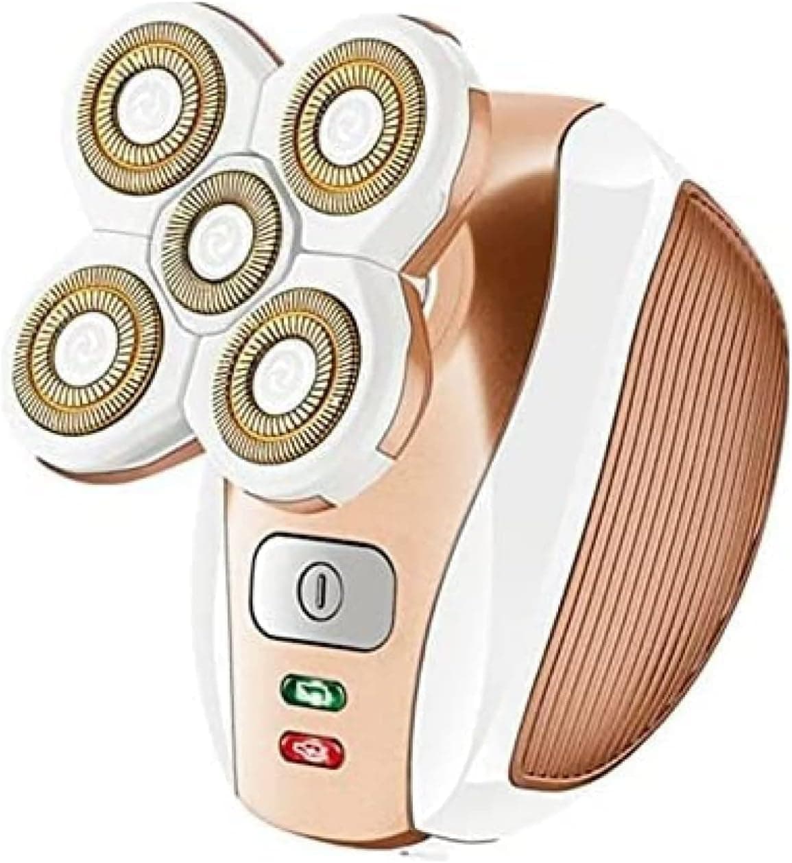 Upgraded Electric Women Hair Remover – Cordless Waterproof Lady Shaver & Bikini Trimmer for Face, Legs, Body, Lips, Armpit – Painless Wet & Dry Razor with LED Display & Safety Lock (Rose Gold)