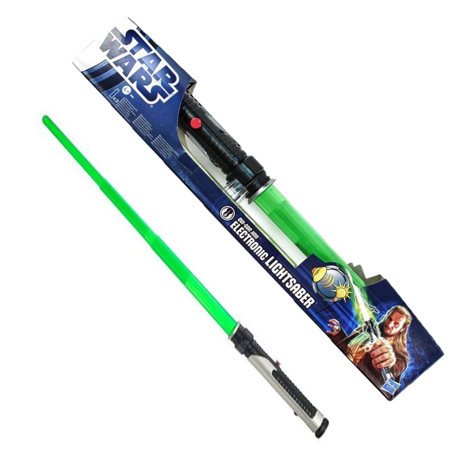 Star Wars Qui Gon Jinn Electronic Lightsaber - Movie Version
