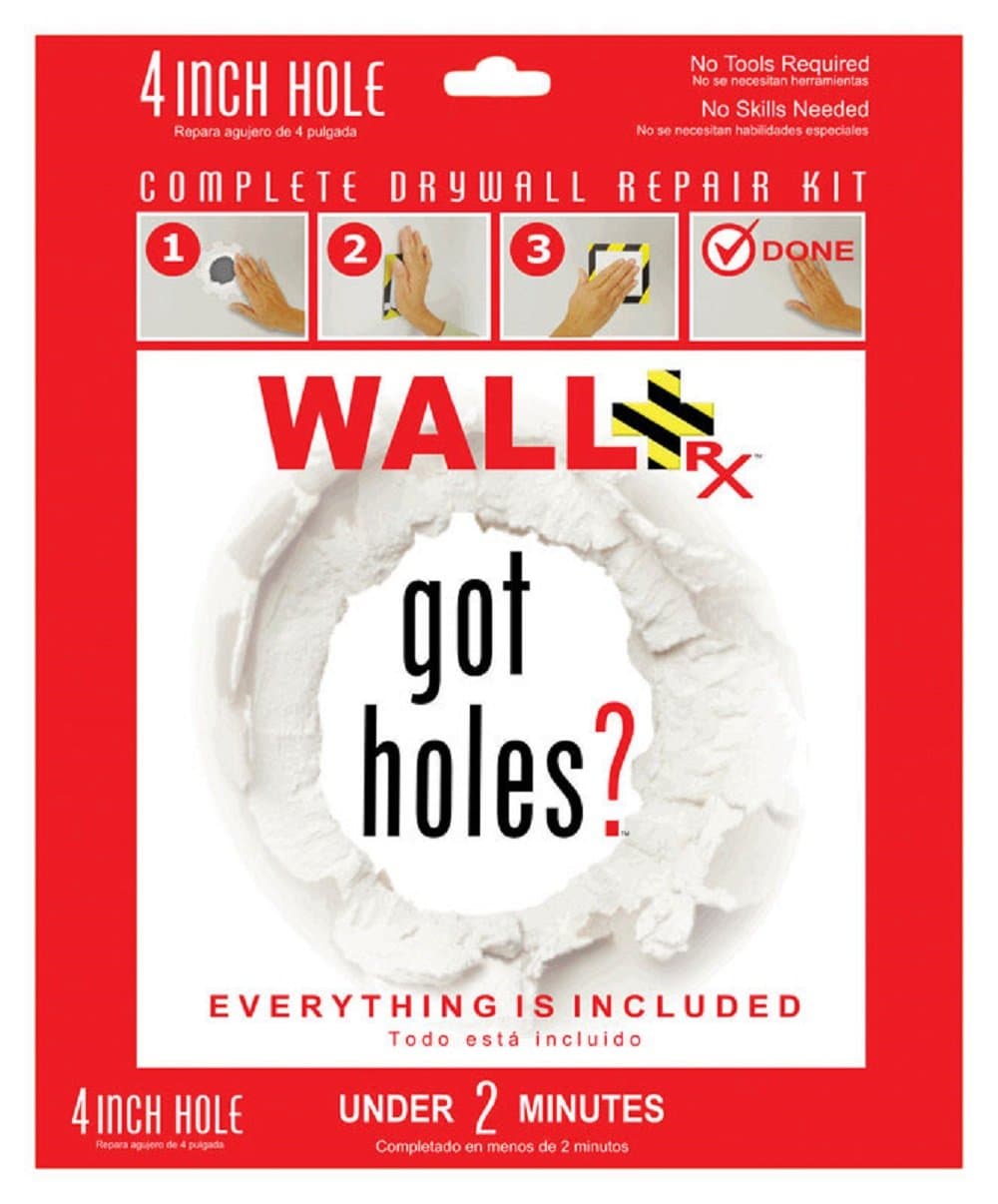 Wall Doctor Drywall Patch Kit - 4" x 4" (1 patch)